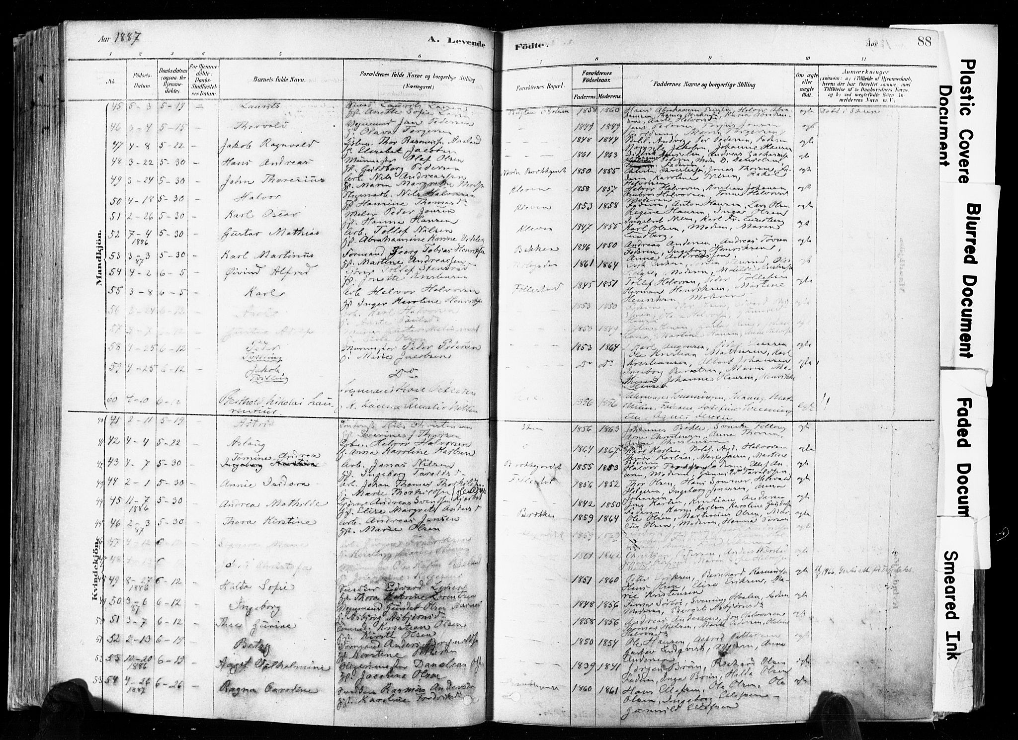 Skien kirkebøker, AV/SAKO-A-302/F/Fa/L0009: Ministerialbok nr. 9, 1878-1890, s. 88