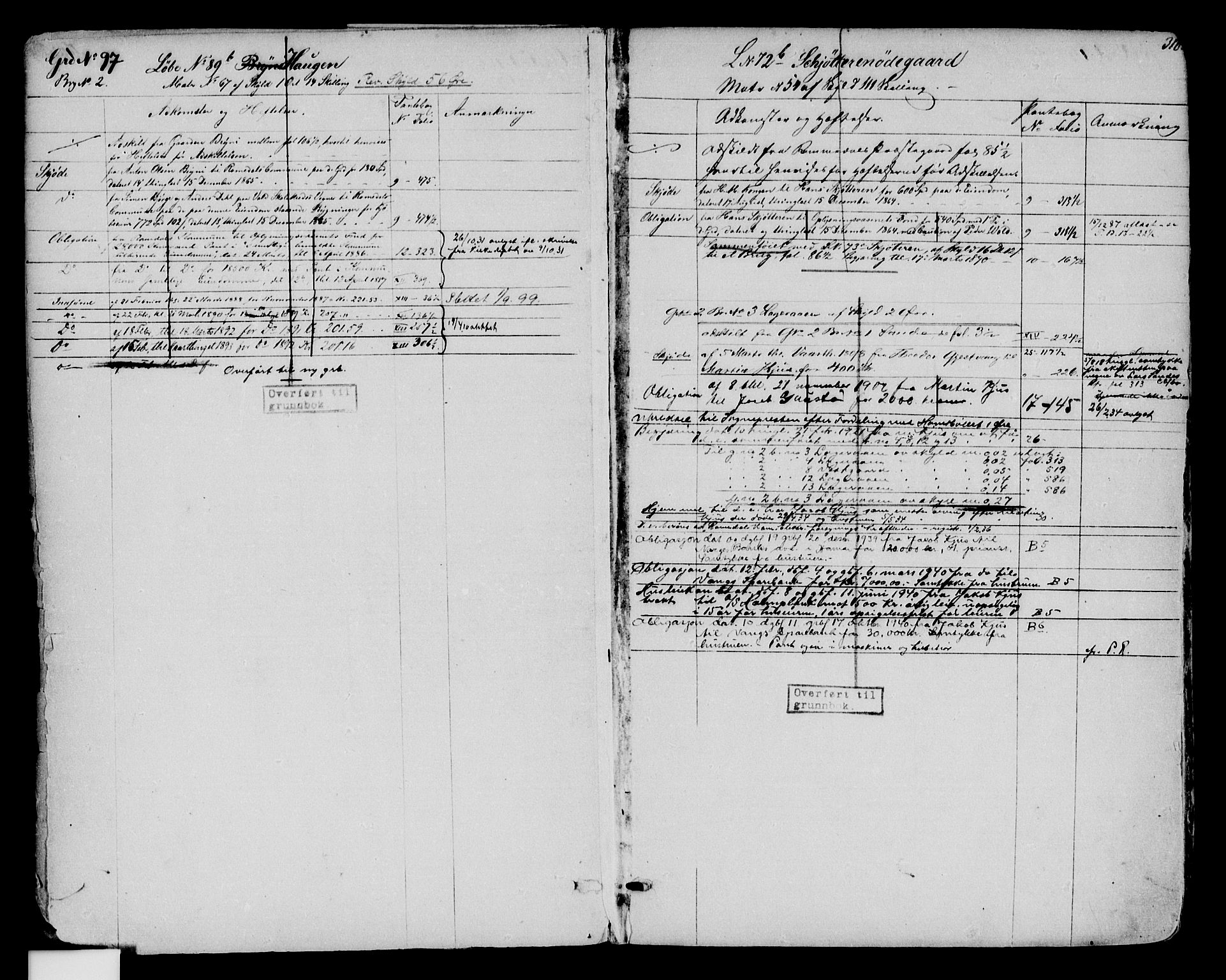 Sør-Hedmark sorenskriveri, SAH/TING-014/H/Ha/Hac/Hacb/L0002: Panteregister nr. 3.2, 1864-1943, s. 310