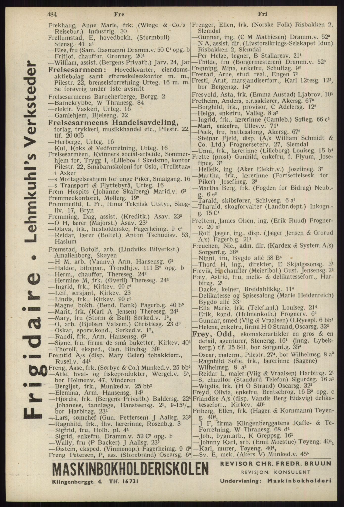 Kristiania/Oslo adressebok, PUBL/-, 1939, s. 484