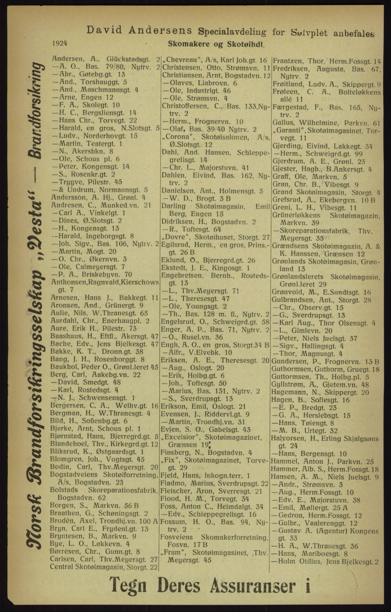 Kristiania/Oslo adressebok, PUBL/-, 1916, s. 1924