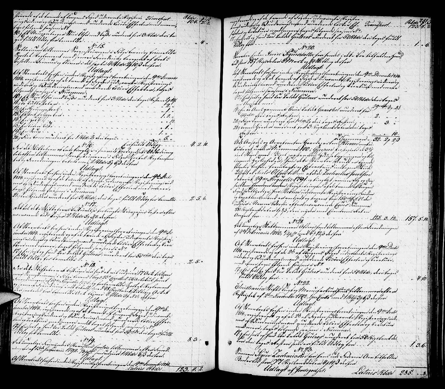 Bamble sorenskriveri, SAKO/A-214/H/Hb/Hba/Hbaa/L0015: Skifteprotokoll, 1794-1824, s. 250b-251a