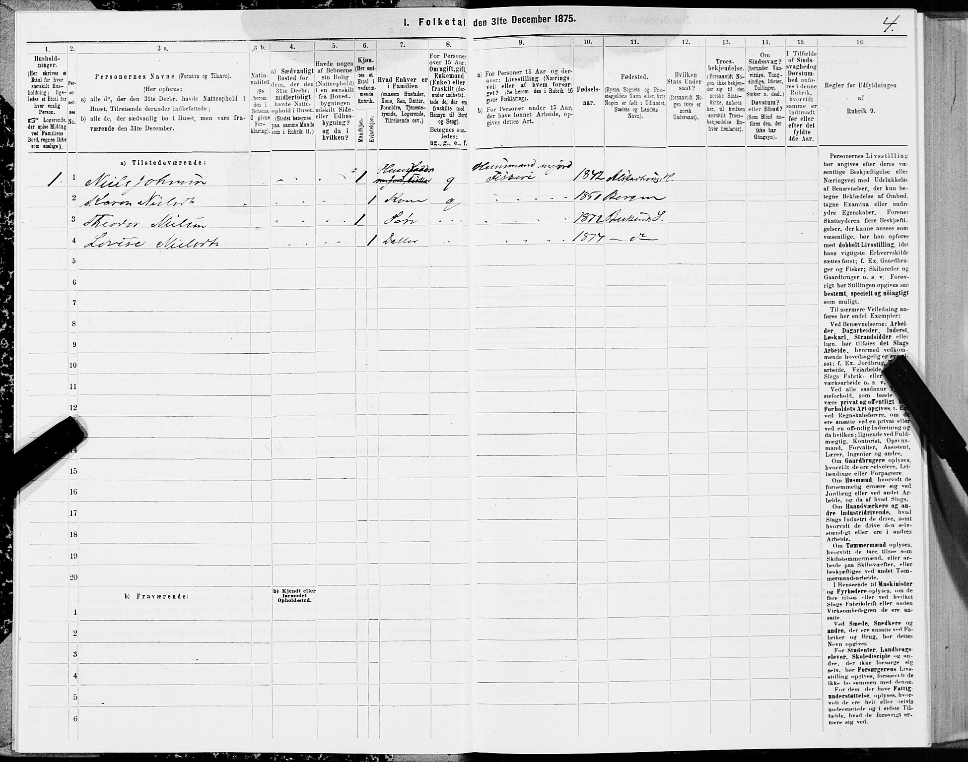 SAT, Folketelling 1875 for 1860P Buksnes prestegjeld, 1875, s. 2004