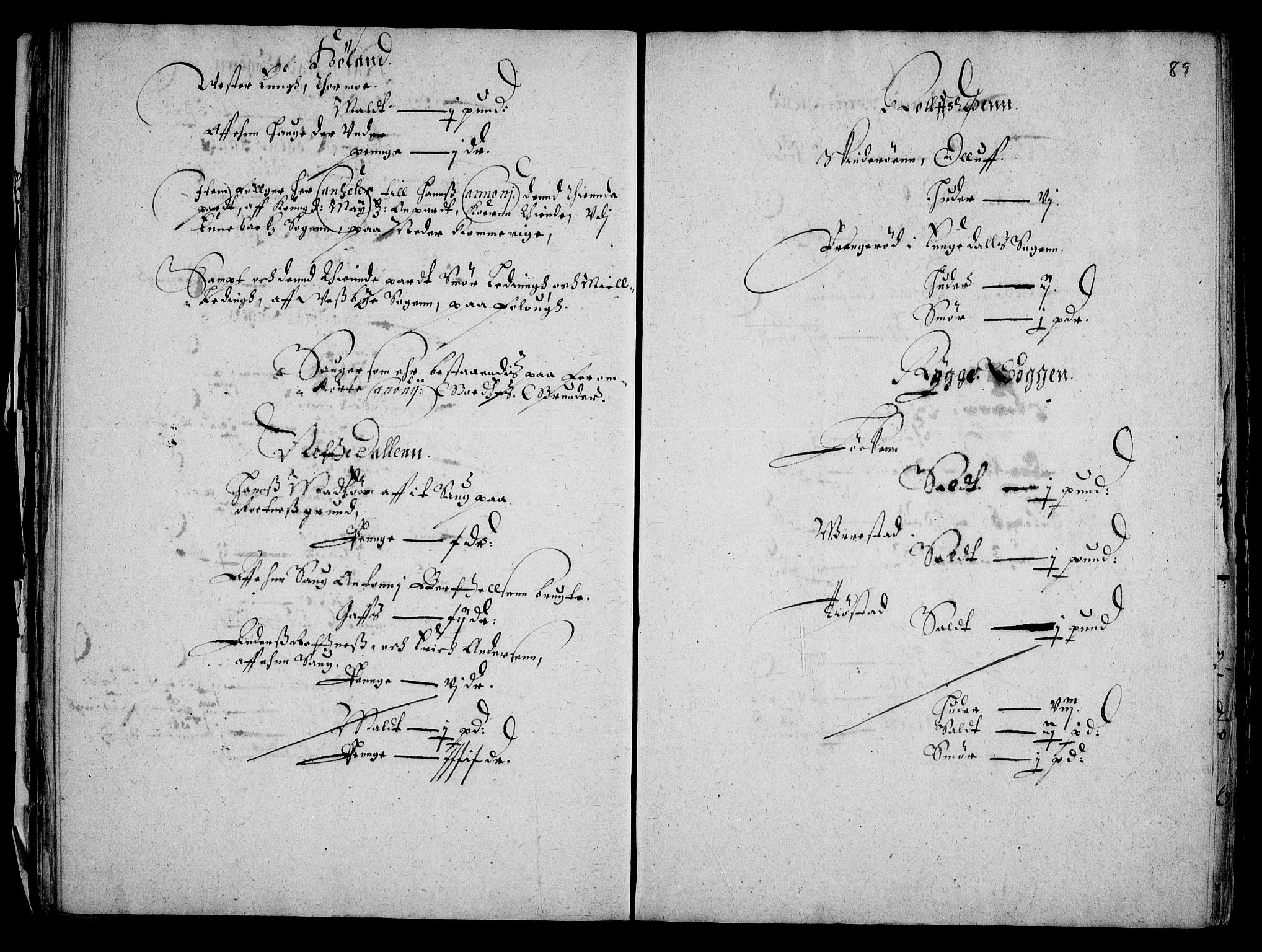 Rentekammeret inntil 1814, Realistisk ordnet avdeling, AV/RA-EA-4070/Fc/Fca/L0001/0002: [Ca I]  Akershus stift / Kristiania kapitels jordebok, 1652-1654, s. 88-89