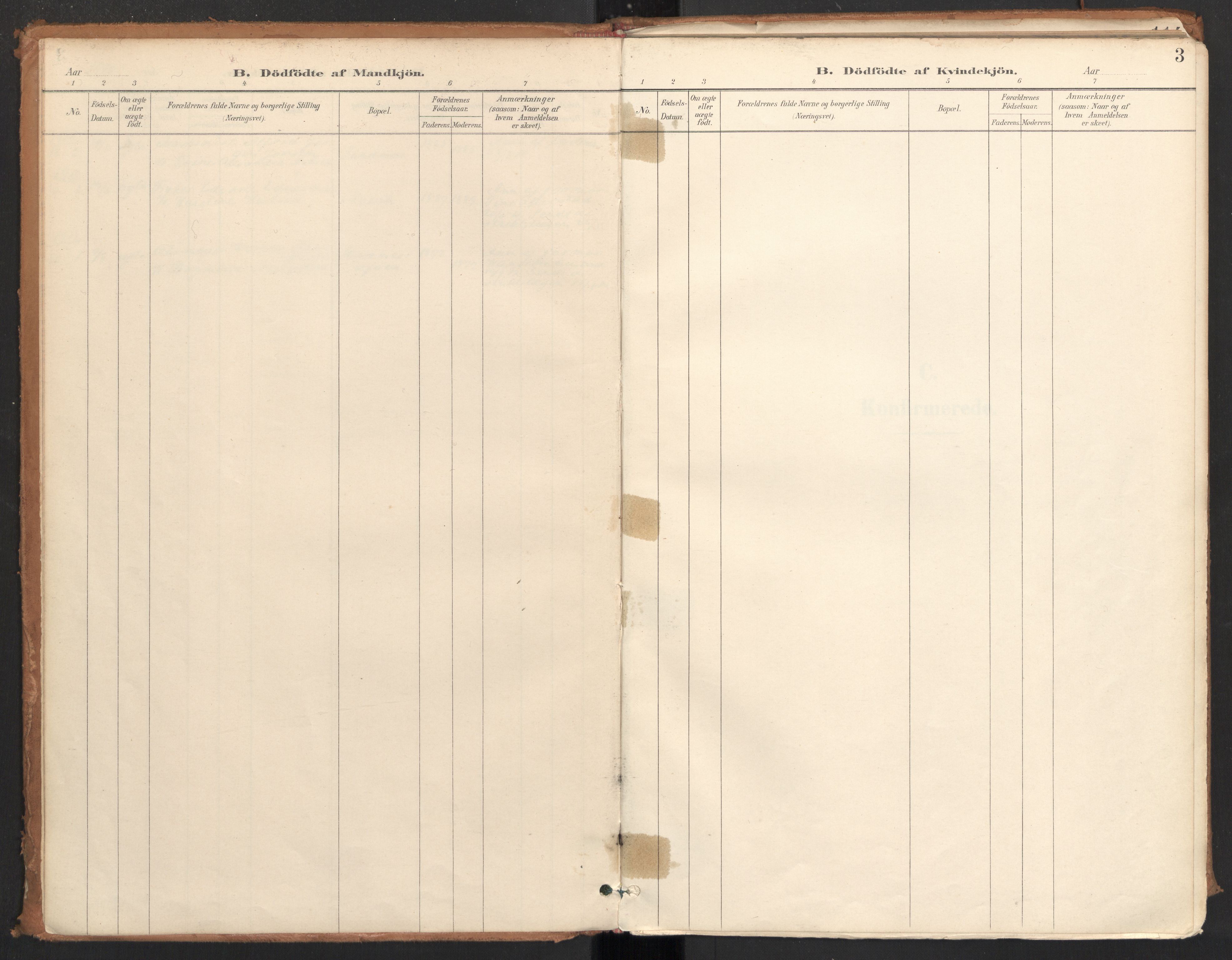 Ministerialprotokoller, klokkerbøker og fødselsregistre - Nordland, SAT/A-1459/831/L0472: Ministerialbok nr. 831A03, 1897-1912, s. 3