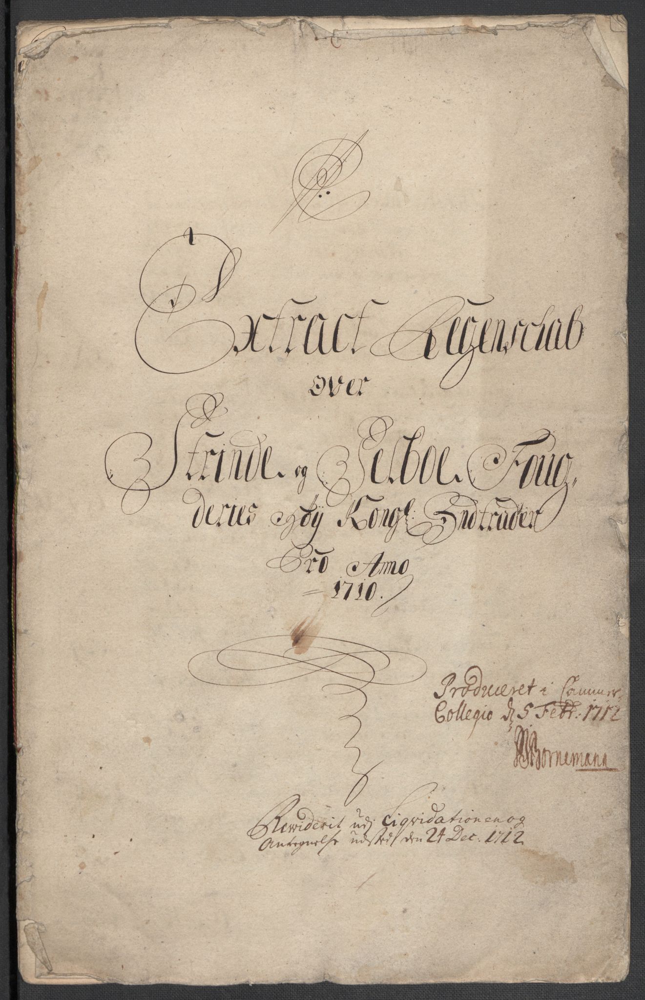 Rentekammeret inntil 1814, Reviderte regnskaper, Fogderegnskap, AV/RA-EA-4092/R61/L4111: Fogderegnskap Strinda og Selbu, 1709-1710, s. 295