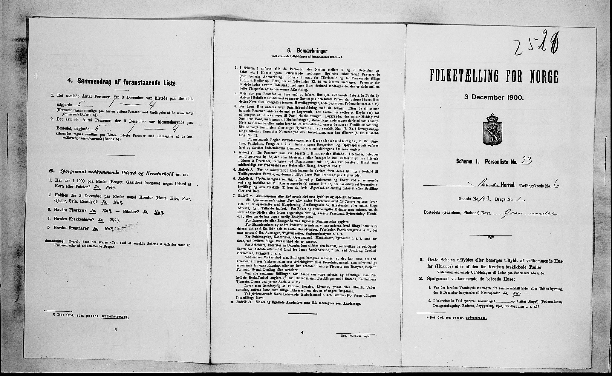 RA, Folketelling 1900 for 0713 Sande herred, 1900, s. 948