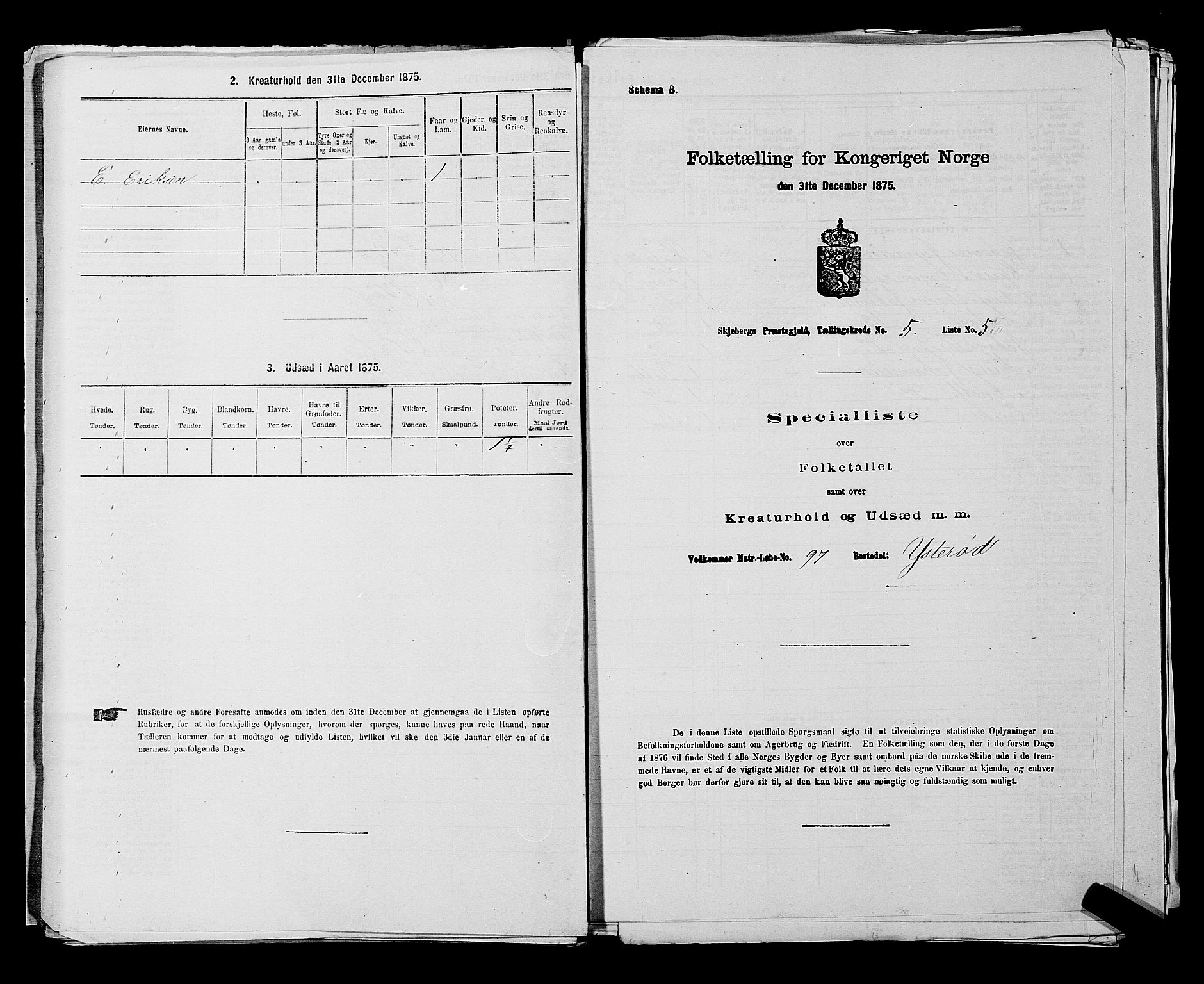 RA, Folketelling 1875 for 0115P Skjeberg prestegjeld, 1875, s. 877