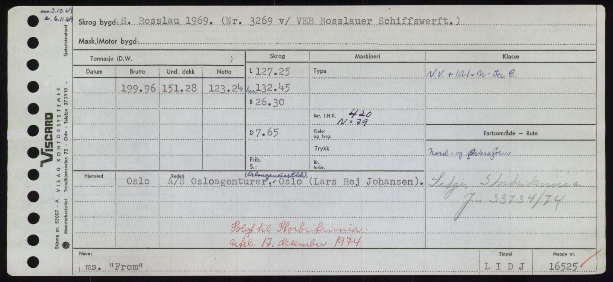 Sjøfartsdirektoratet med forløpere, Skipsmålingen, RA/S-1627/H/Hd/L0011: Fartøy, Fla-Får, s. 509