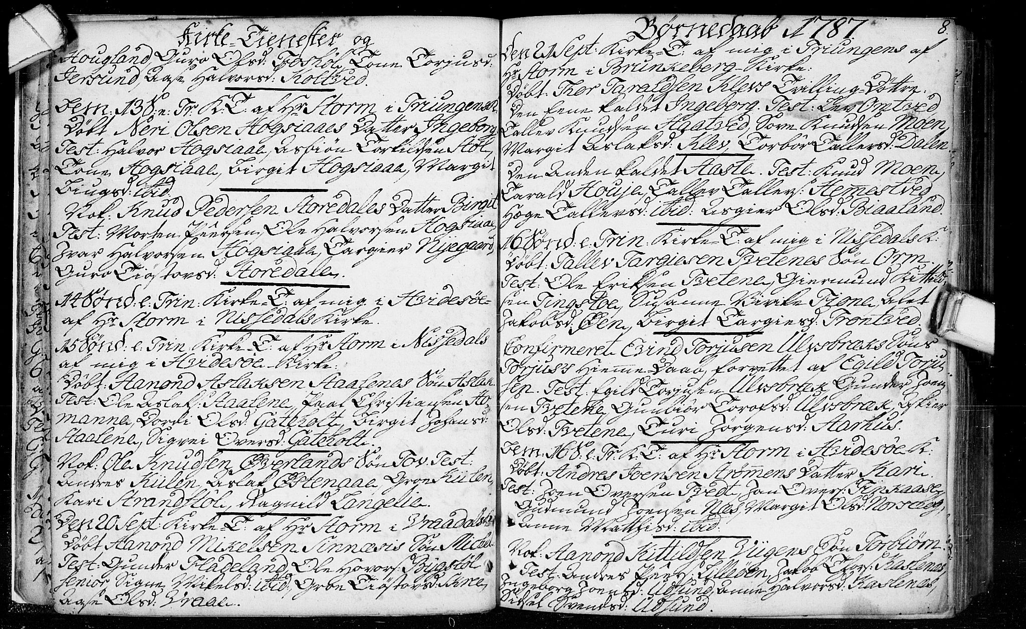 Kviteseid kirkebøker, SAKO/A-276/F/Fa/L0003: Ministerialbok nr. I 3, 1787-1799, s. 8