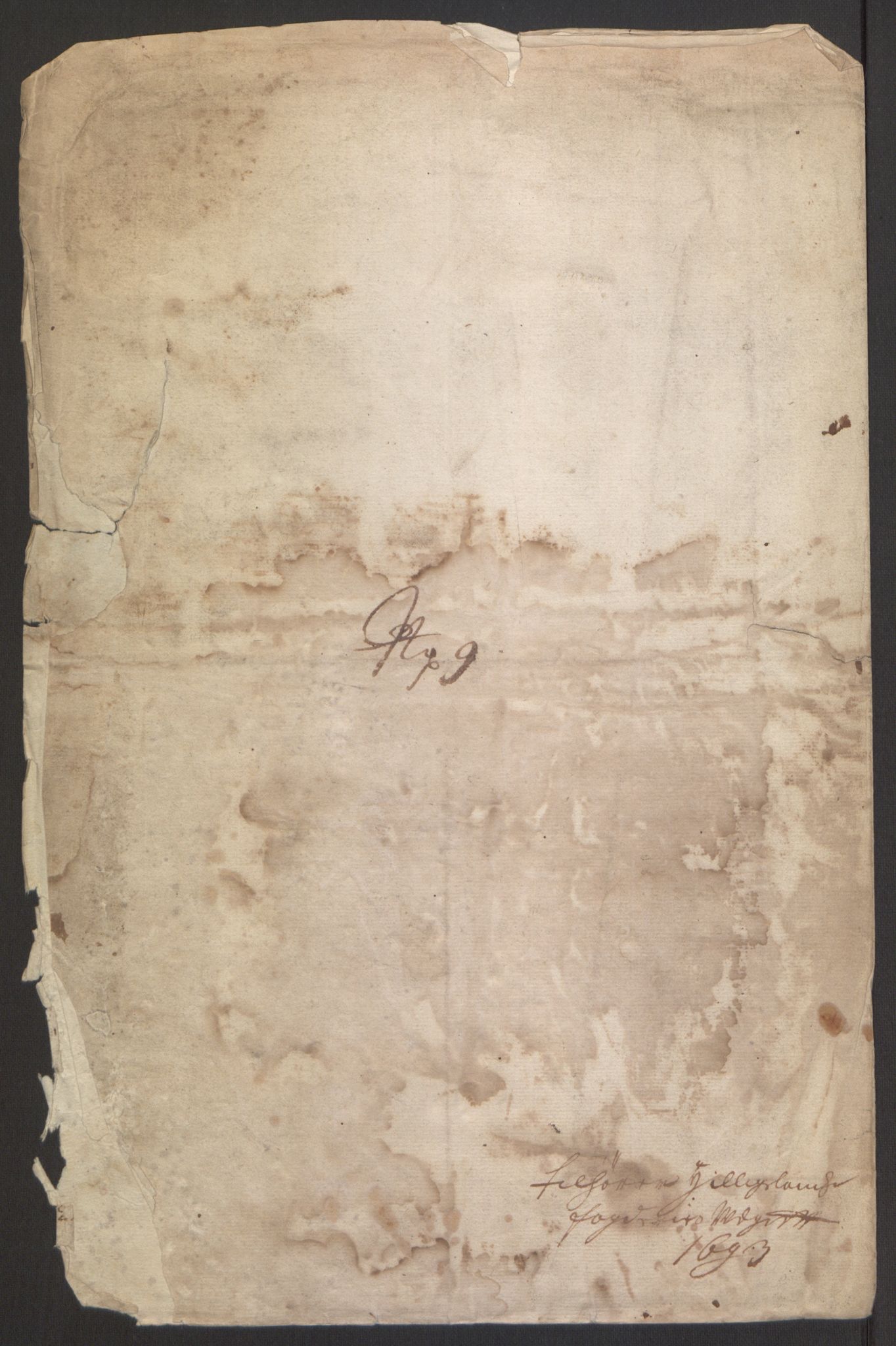 Rentekammeret inntil 1814, Reviderte regnskaper, Fogderegnskap, RA/EA-4092/R65/L4505: Fogderegnskap Helgeland, 1693-1696, s. 150