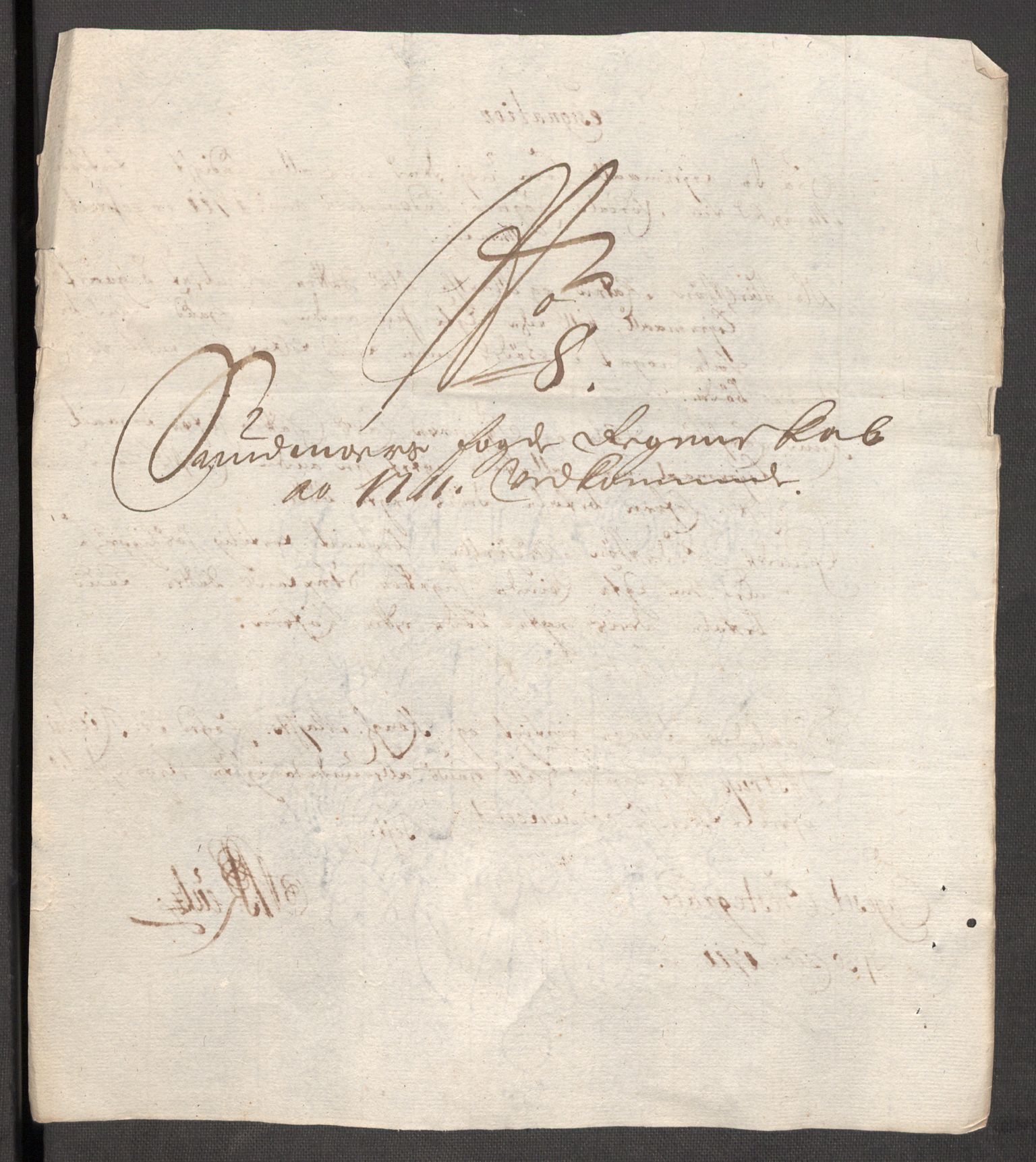 Rentekammeret inntil 1814, Reviderte regnskaper, Fogderegnskap, RA/EA-4092/R54/L3564: Fogderegnskap Sunnmøre, 1711, s. 125