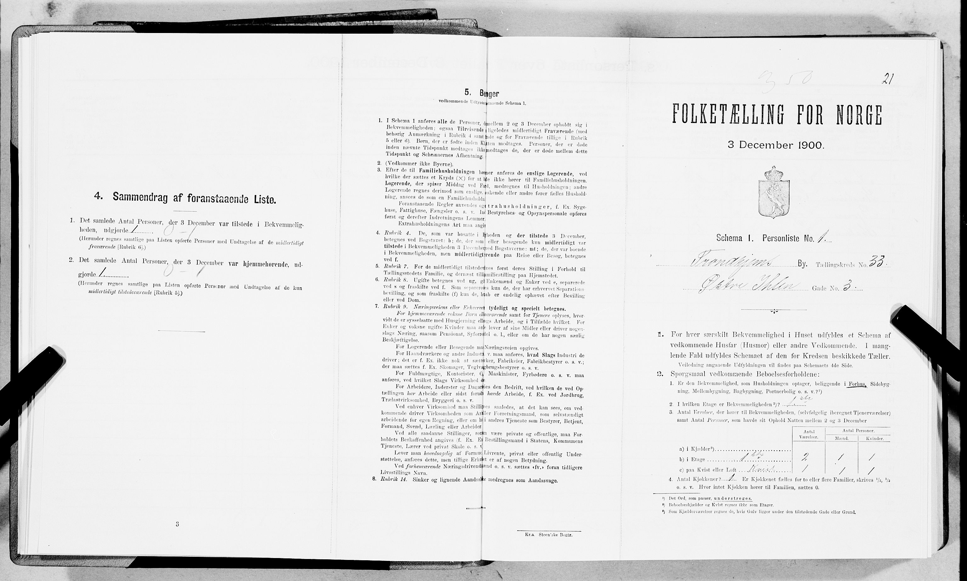 SAT, Folketelling 1900 for 1601 Trondheim kjøpstad, 1900, s. 5341