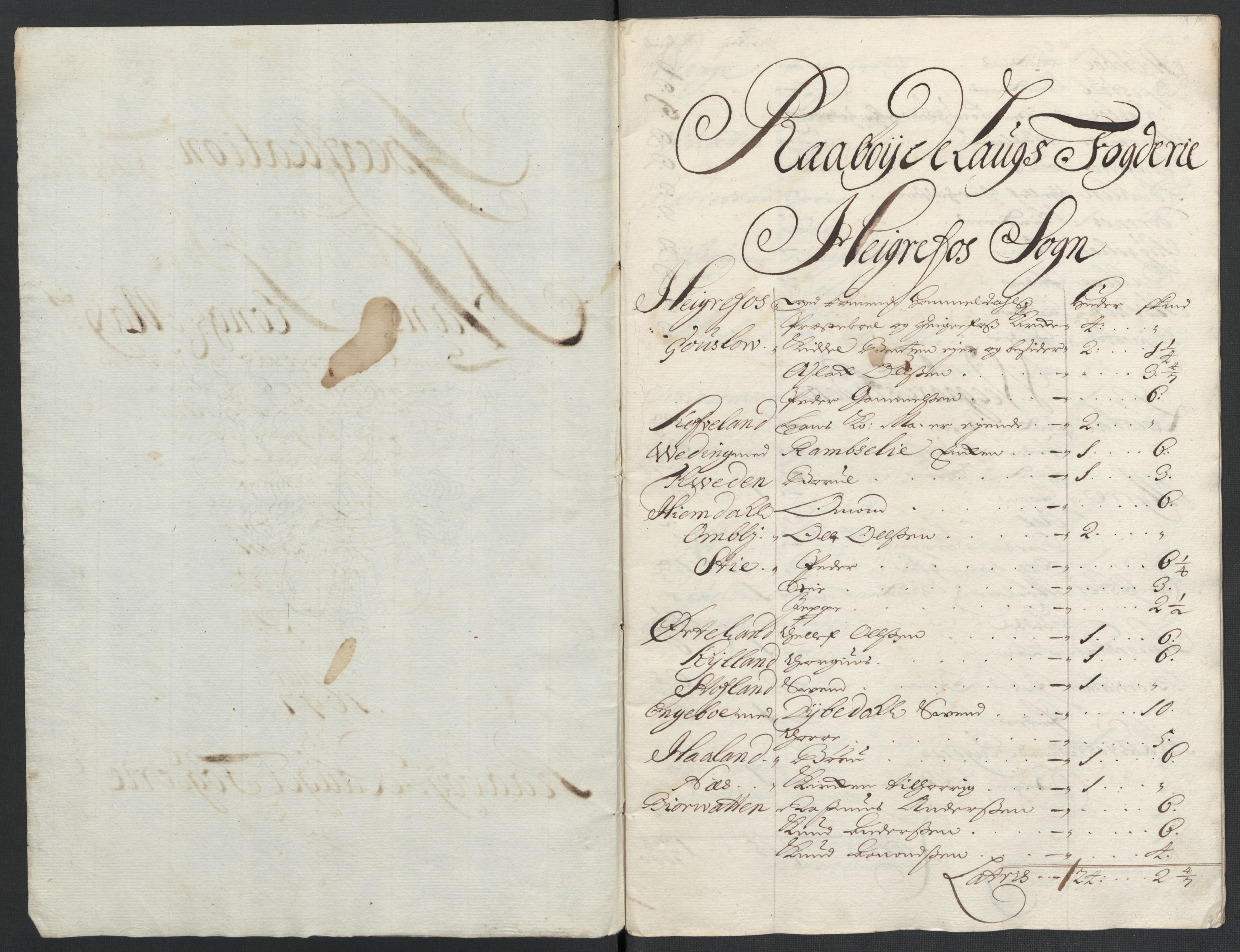 Rentekammeret inntil 1814, Reviderte regnskaper, Fogderegnskap, RA/EA-4092/R40/L2445: Fogderegnskap Råbyggelag, 1697-1699, s. 64