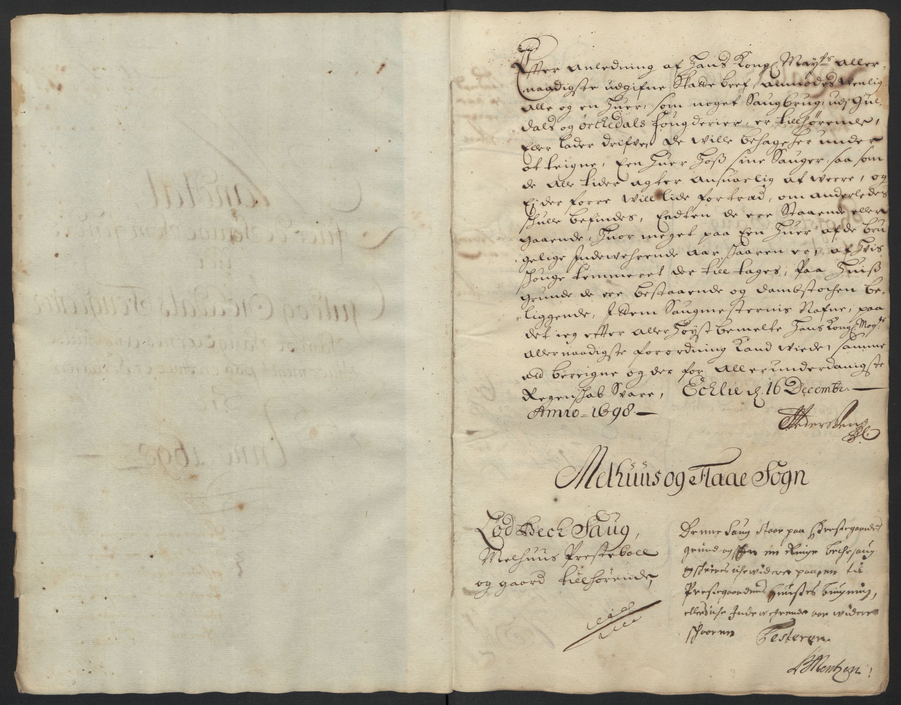 Rentekammeret inntil 1814, Reviderte regnskaper, Fogderegnskap, RA/EA-4092/R60/L3948: Fogderegnskap Orkdal og Gauldal, 1698, s. 328