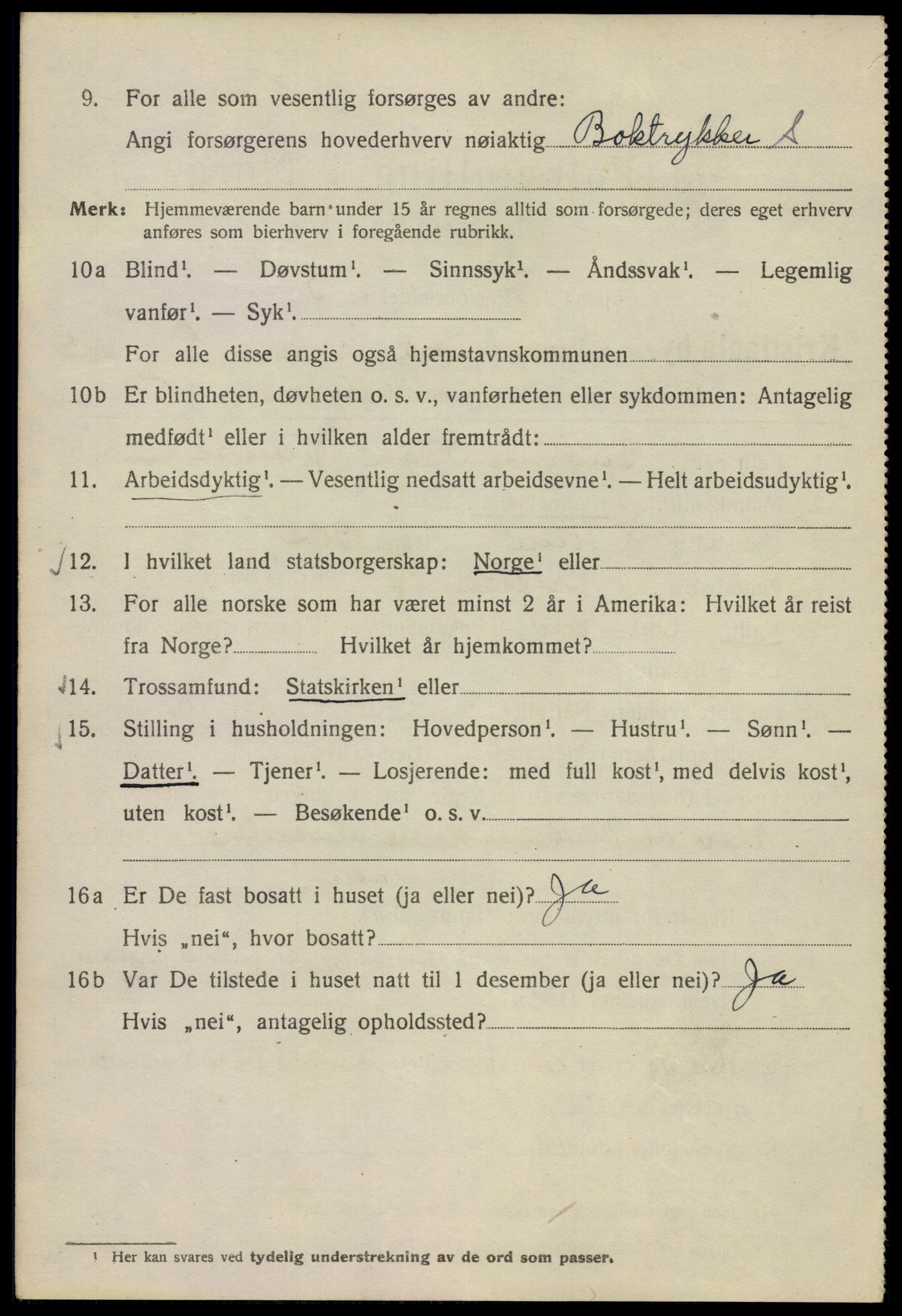 SAO, Folketelling 1920 for 0301 Kristiania kjøpstad, 1920, s. 556888