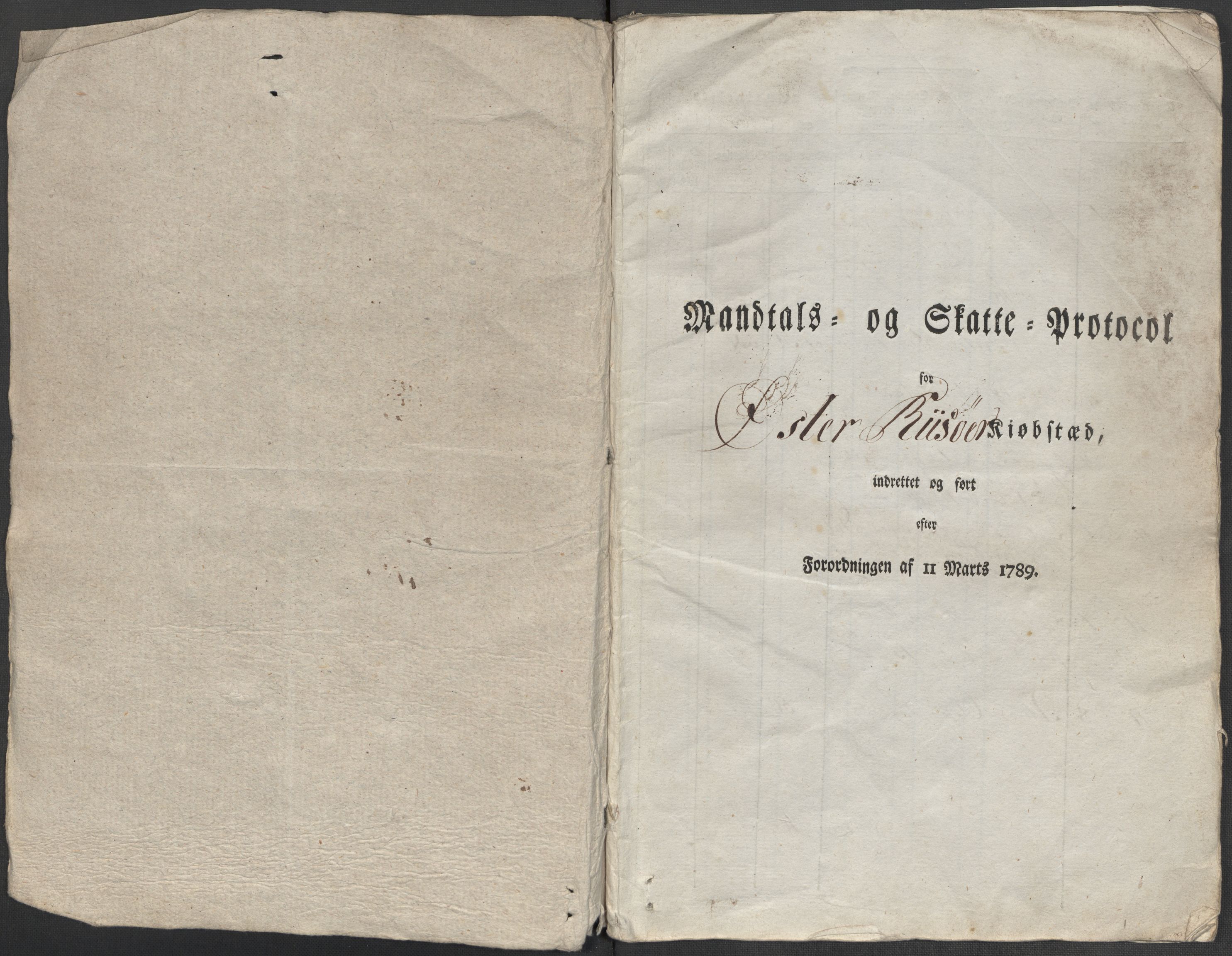 Rentekammeret inntil 1814, Reviderte regnskaper, Mindre regnskaper, AV/RA-EA-4068/Rf/Rfe/L0038: (Øster) Risør, Romsdal fogderi, 1789, s. 26