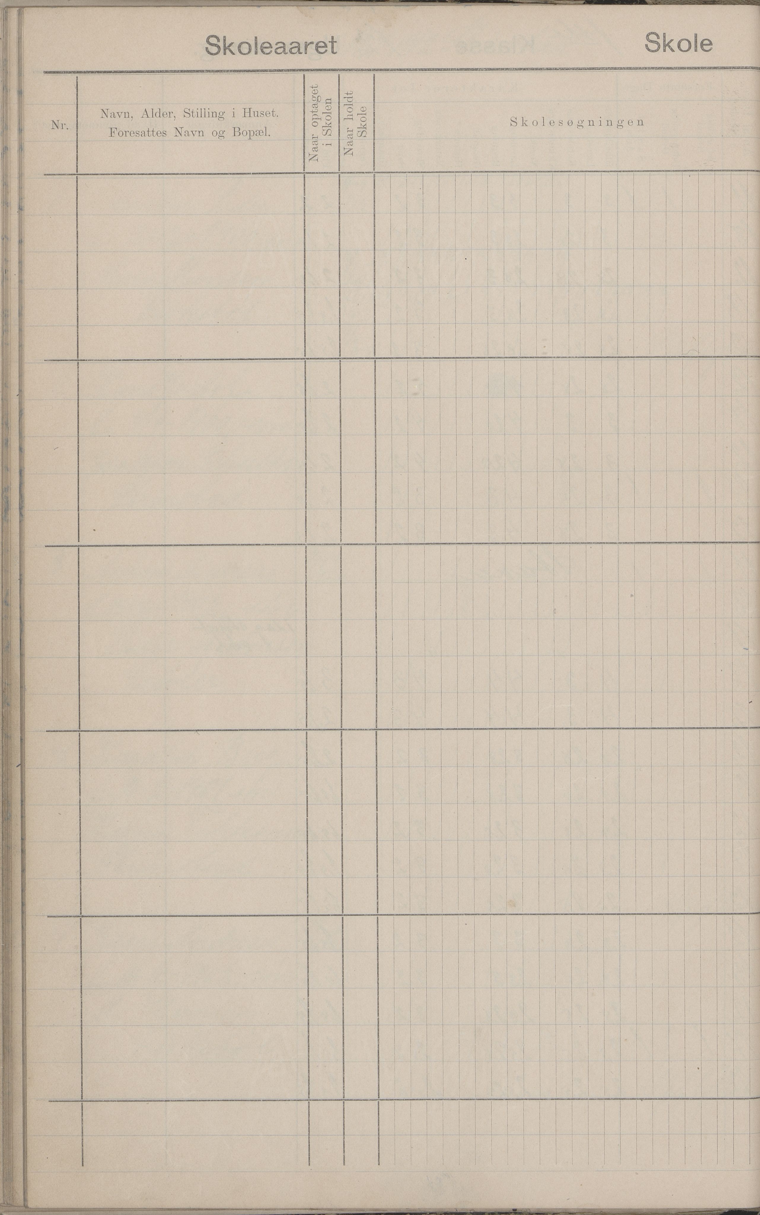 Hadsel kommune. Strønstad skolekrets, AIN/K-18660.510.13/G/L0001: Skoleprotokoll for Strønstad skole - Seloter, 1905-1914