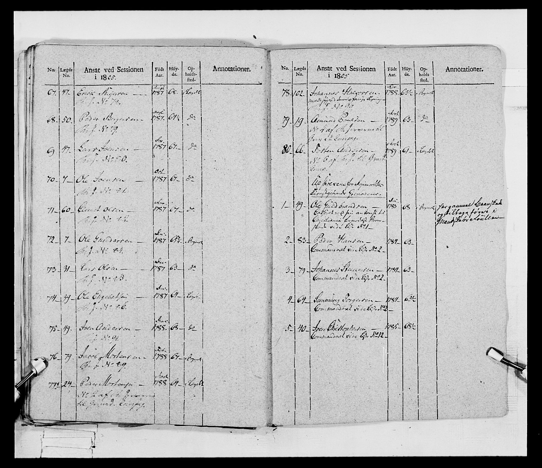 Generalitets- og kommissariatskollegiet, Det kongelige norske kommissariatskollegium, AV/RA-EA-5420/E/Eh/L0069: Opplandske gevorbne infanteriregiment, 1810-1818, s. 407