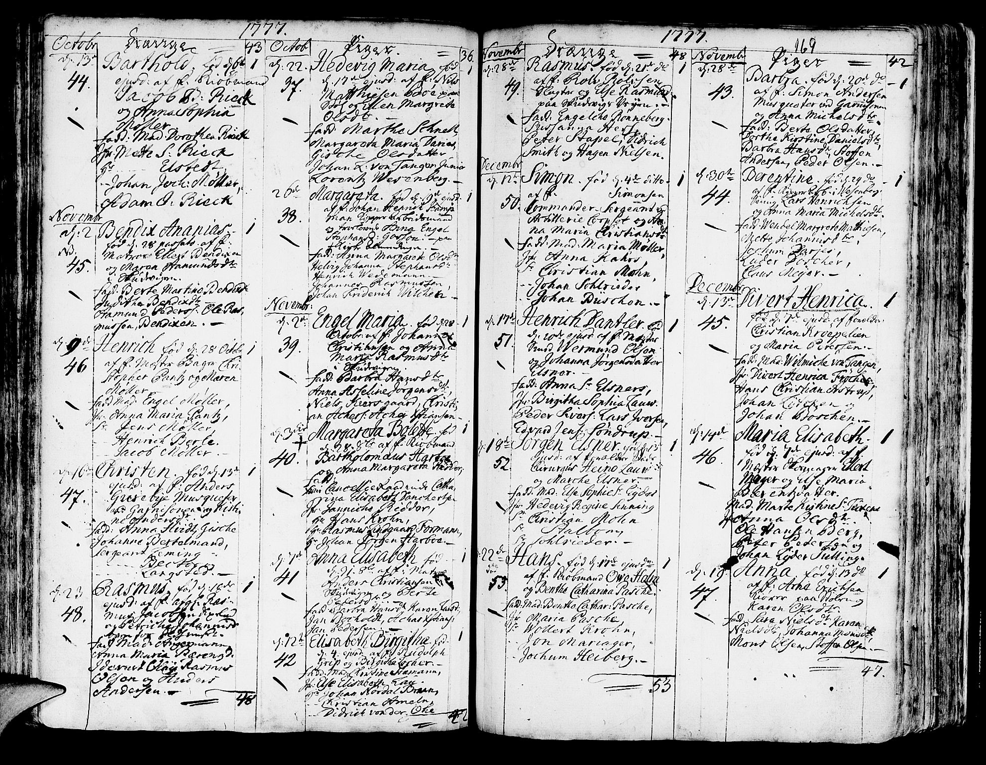 Korskirken sokneprestembete, SAB/A-76101/H/Haa/L0005: Ministerialbok nr. A 5, 1751-1789, s. 169