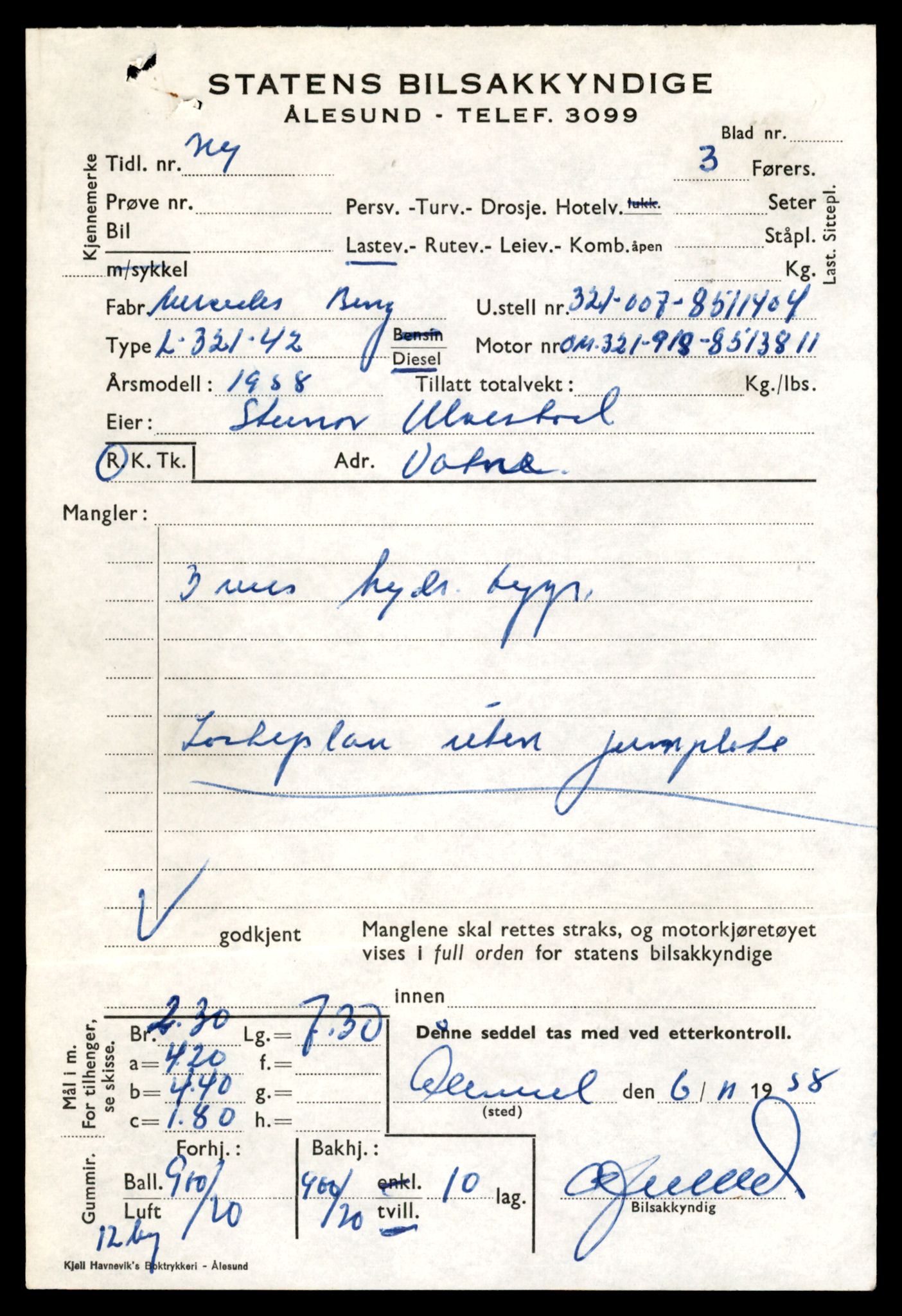 Møre og Romsdal vegkontor - Ålesund trafikkstasjon, AV/SAT-A-4099/F/Fe/L0033: Registreringskort for kjøretøy T 12151 - T 12474, 1927-1998, s. 1317
