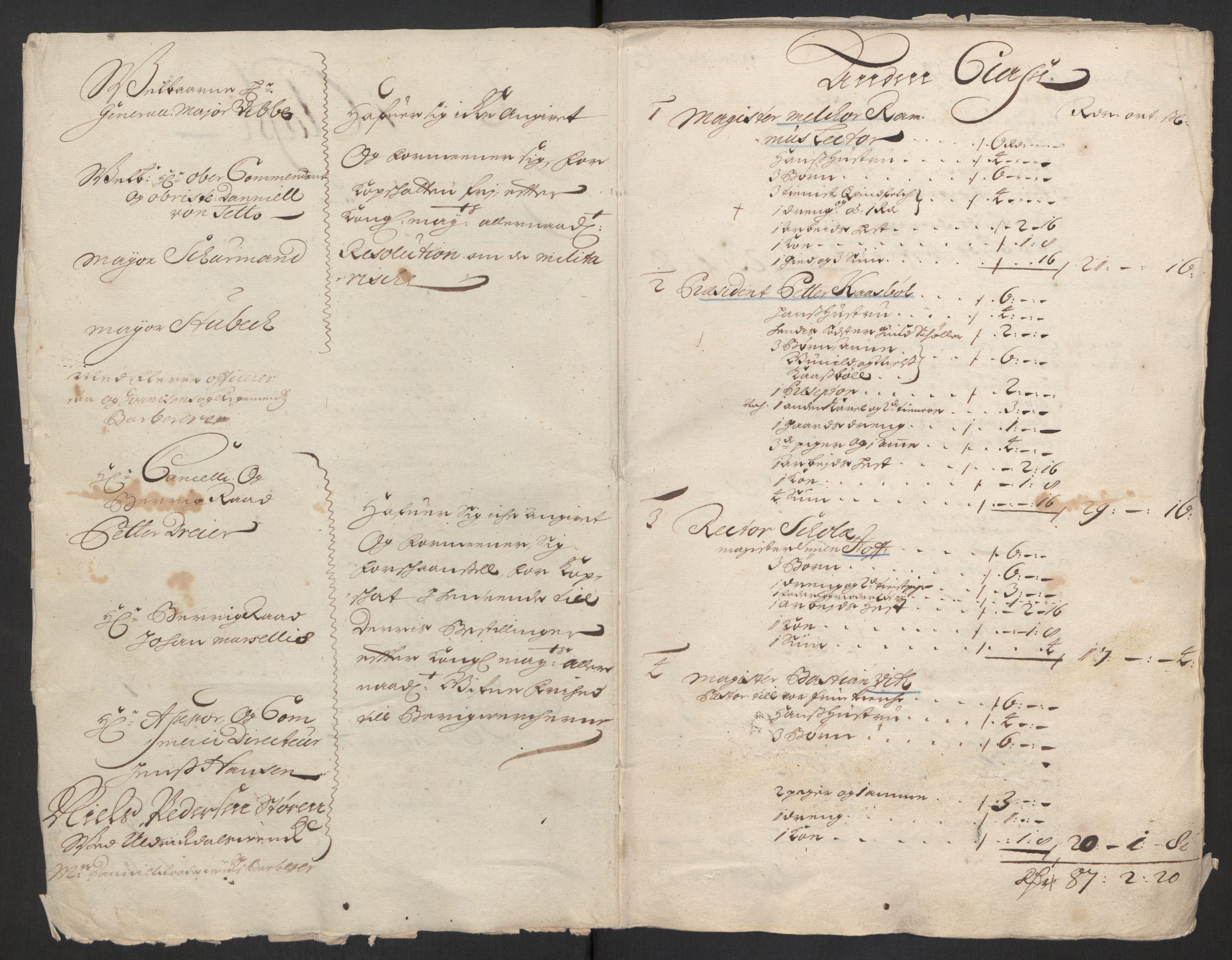 Rentekammeret inntil 1814, Reviderte regnskaper, Byregnskaper, RA/EA-4066/R/Rs/L0505: [S2] Kontribusjonsregnskap, 1686-1691, s. 27