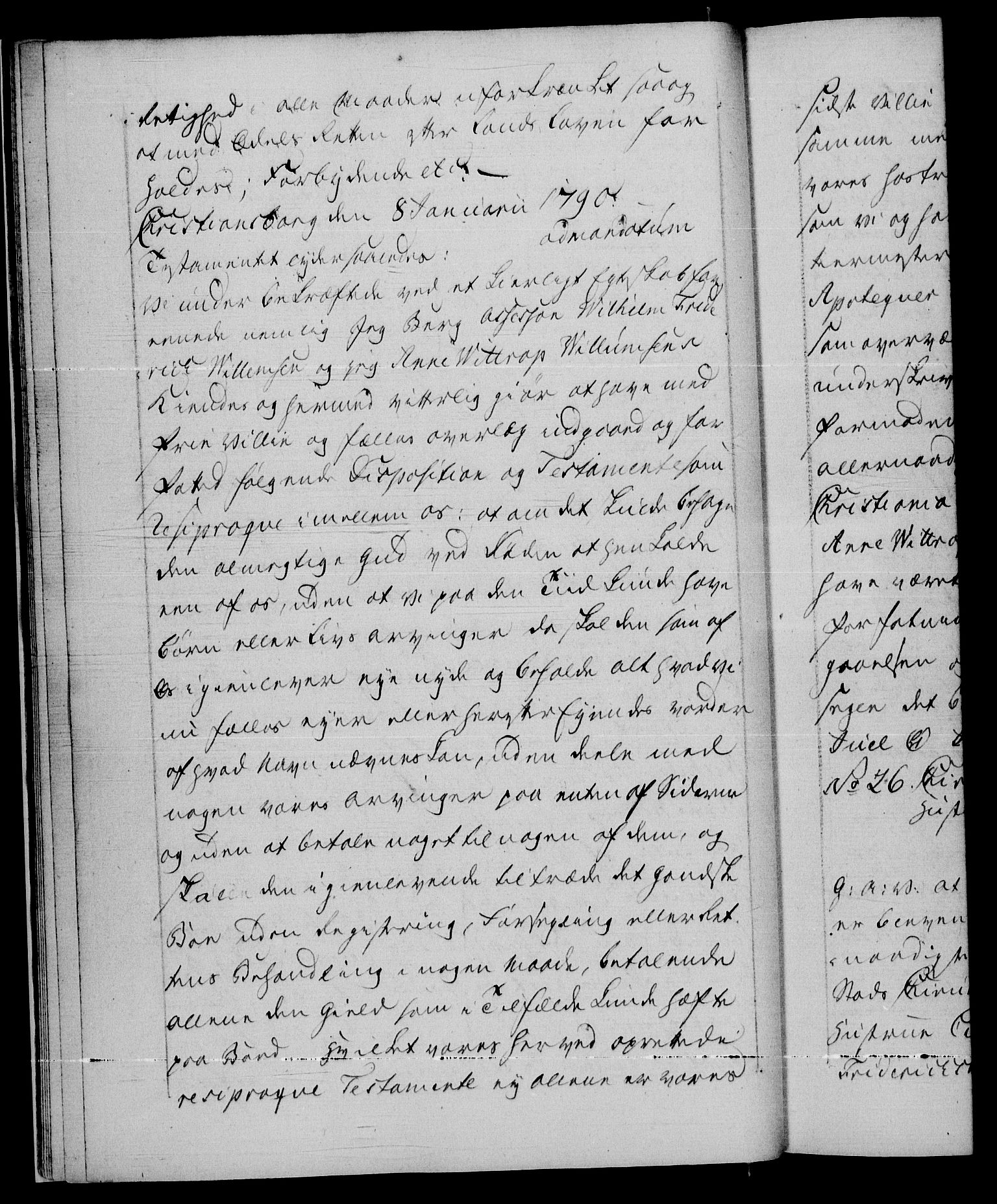 Danske Kanselli 1572-1799, AV/RA-EA-3023/F/Fc/Fca/Fcaa/L0053: Norske registre, 1790-1791, s. 13b