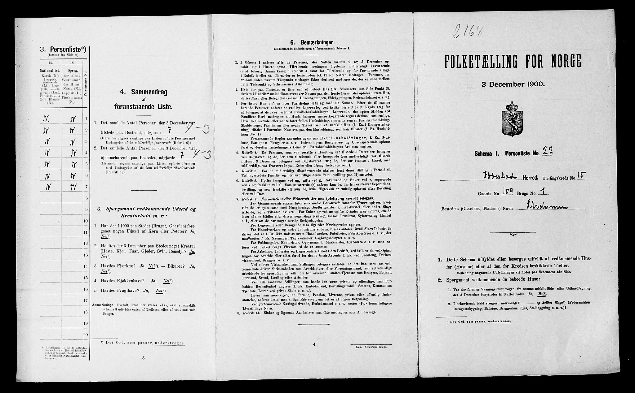 SATØ, Folketelling 1900 for 1917 Ibestad herred, 1900, s. 2077