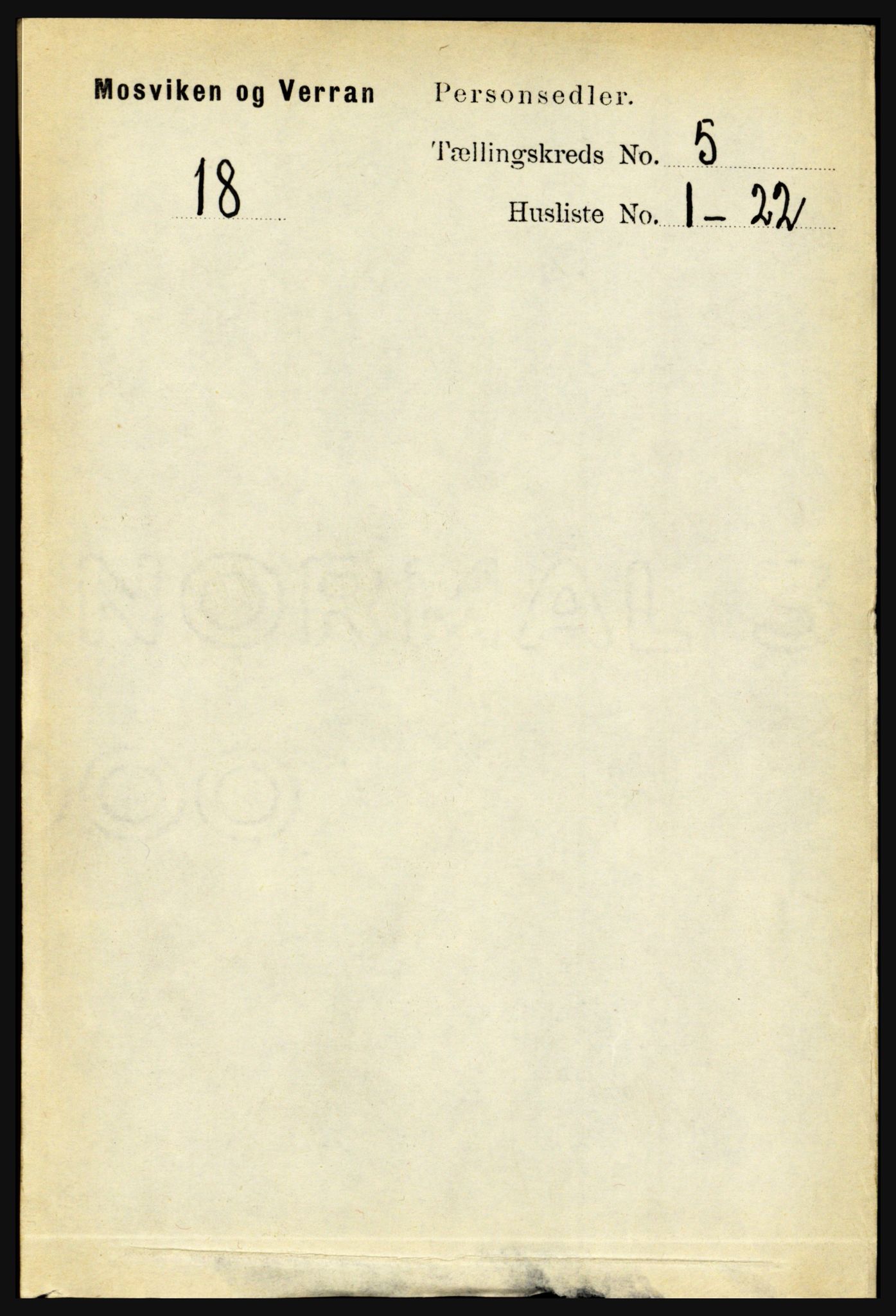 RA, Folketelling 1891 for 1723 Mosvik og Verran herred, 1891, s. 1958