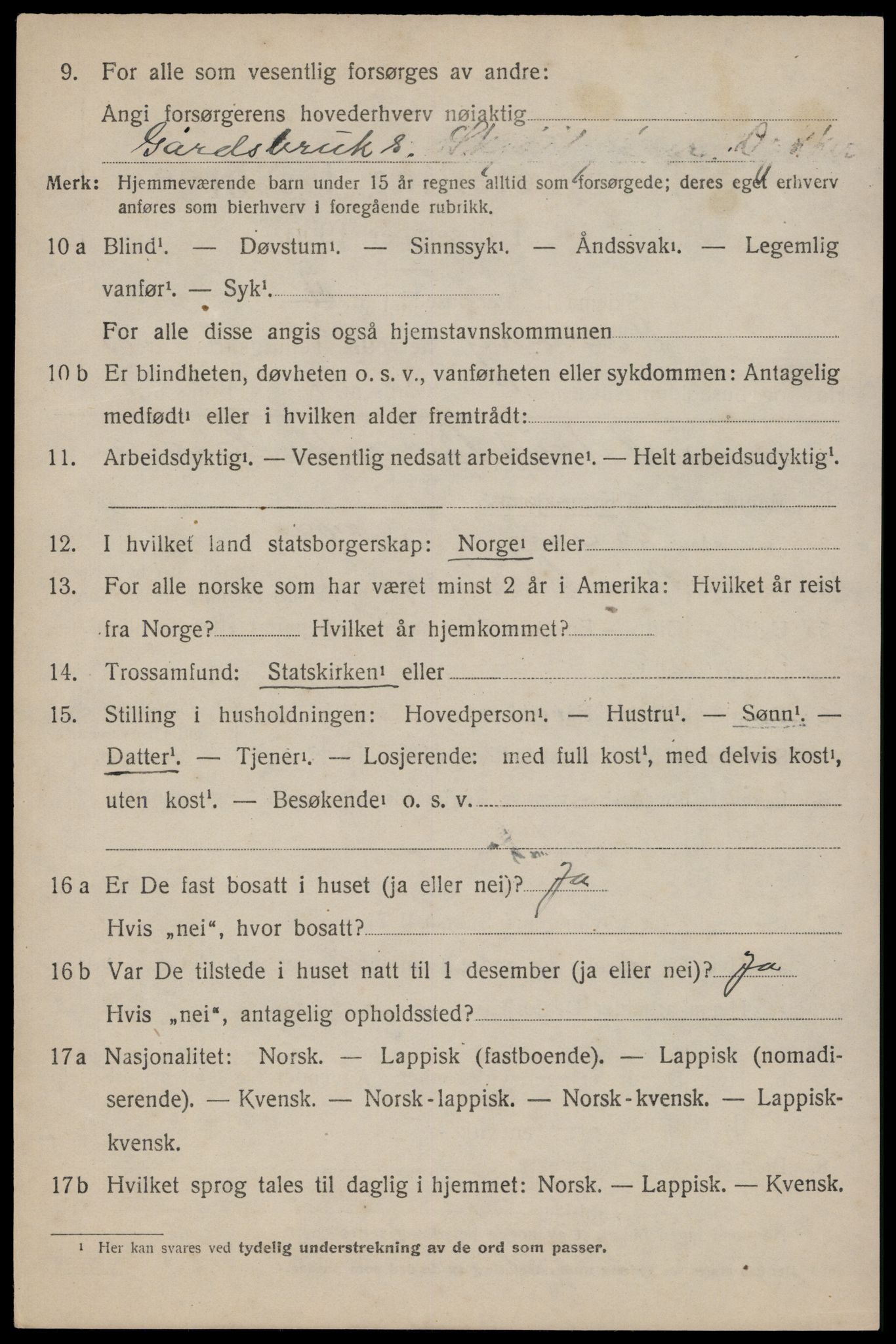 SAT, Folketelling 1920 for 1872 Dverberg herred, 1920, s. 10001