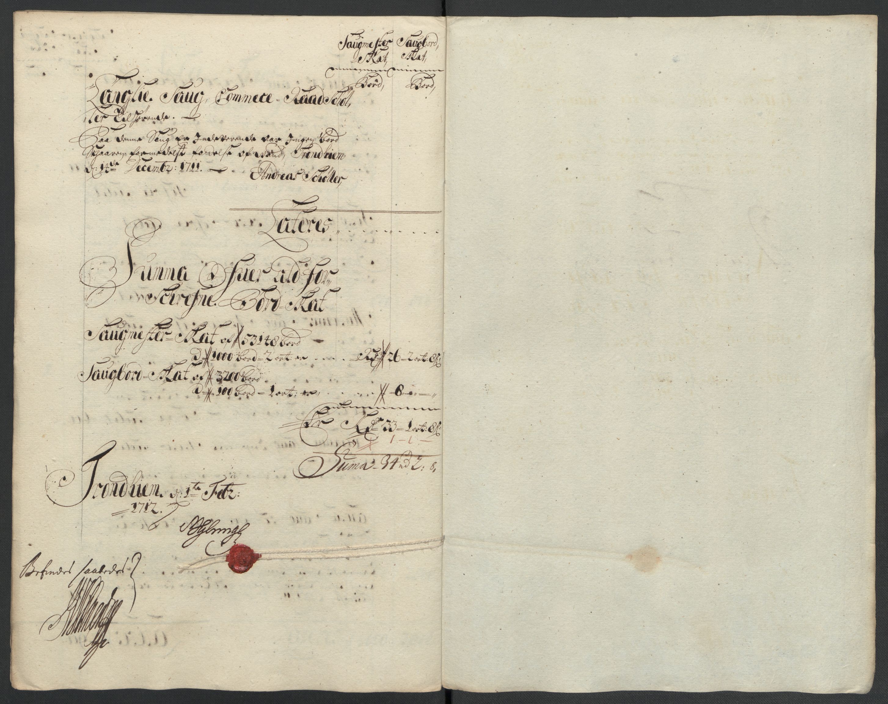 Rentekammeret inntil 1814, Reviderte regnskaper, Fogderegnskap, RA/EA-4092/R61/L4112: Fogderegnskap Strinda og Selbu, 1711, s. 94