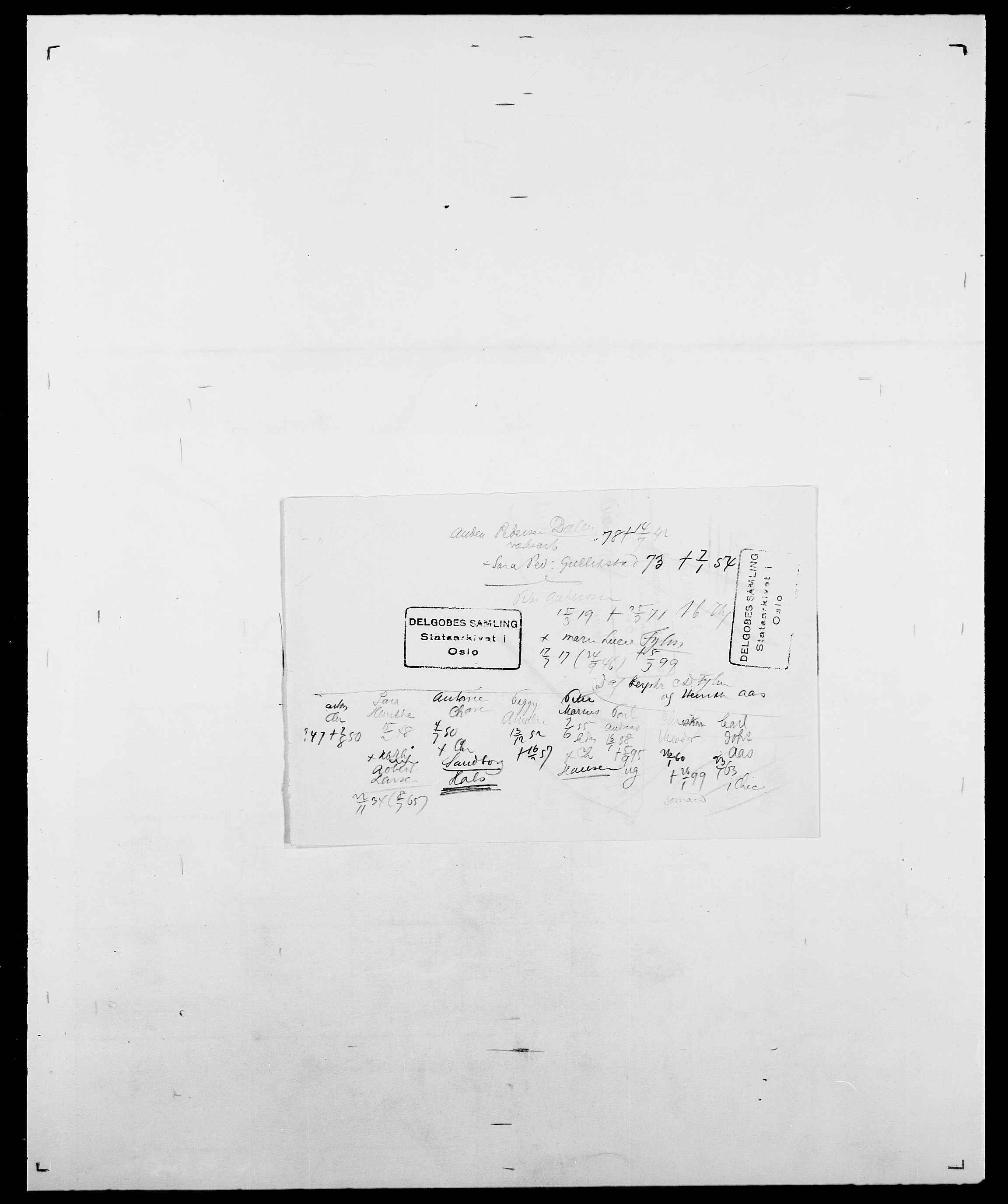 Delgobe, Charles Antoine - samling, AV/SAO-PAO-0038/D/Da/L0010: Dürendahl - Fagelund, s. 37