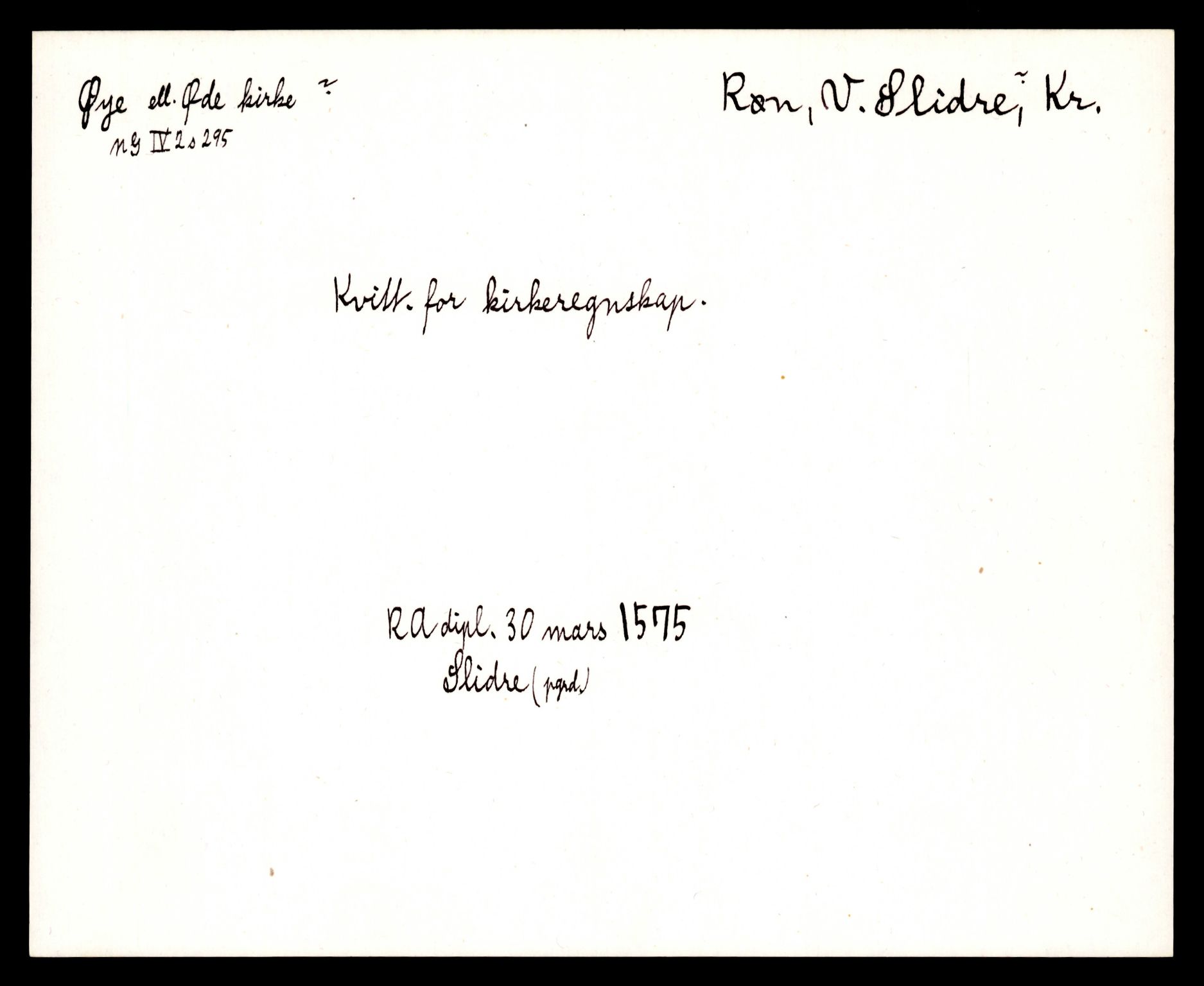 Riksarkivets diplomsamling, AV/RA-EA-5965/F35/F35e/L0011: Registreringssedler Oppland 3, 1400-1700, s. 651