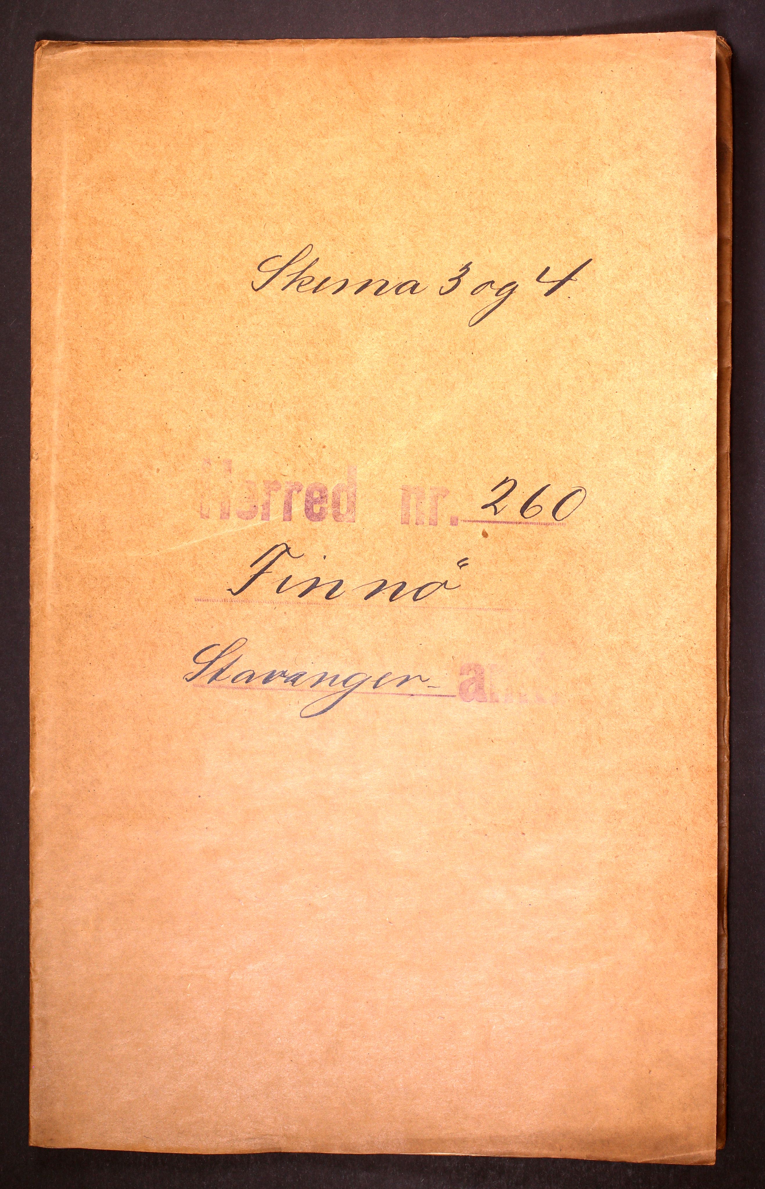 RA, Folketelling 1910 for 1141 Finnøy herred, 1910, s. 1