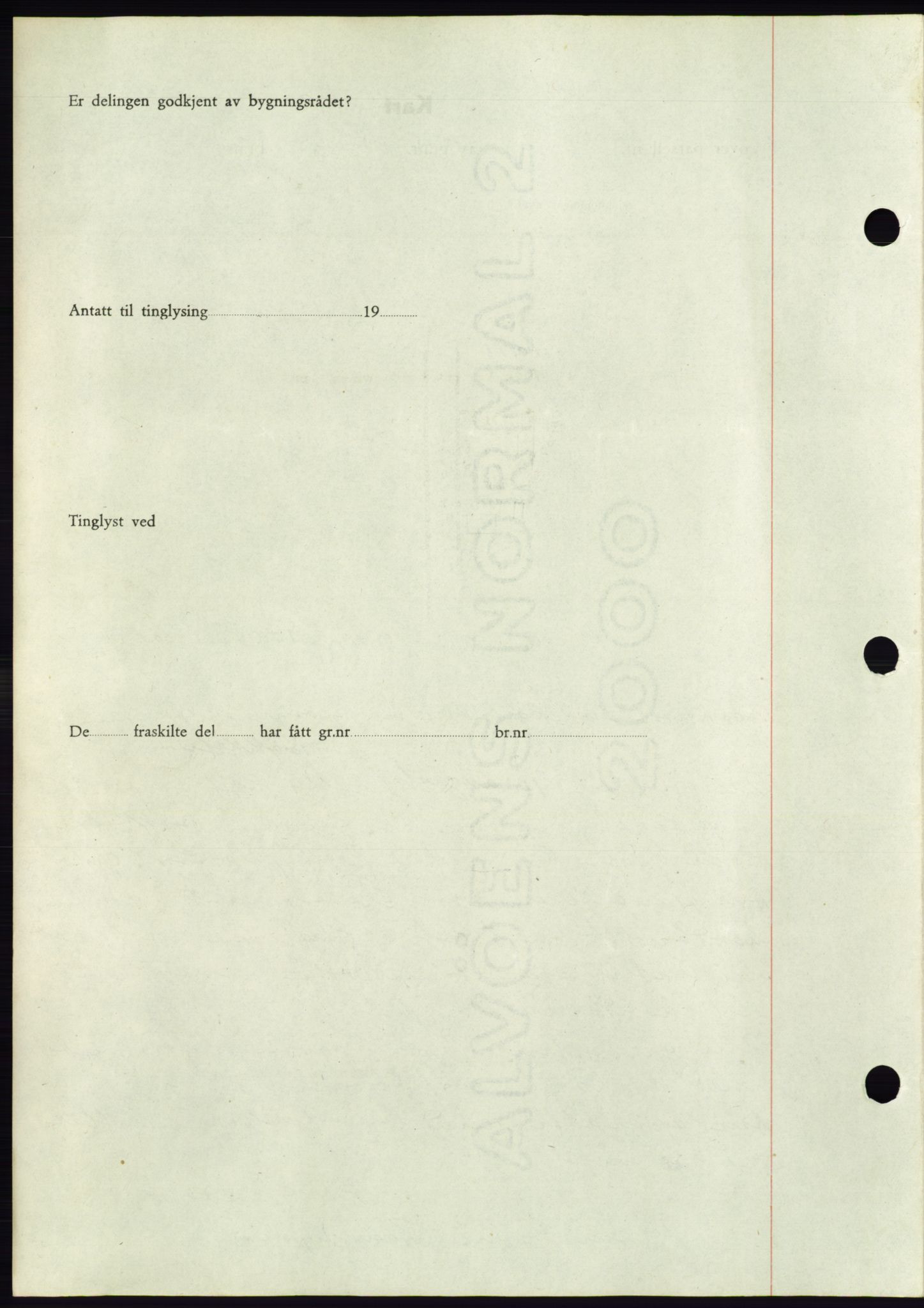 Søre Sunnmøre sorenskriveri, AV/SAT-A-4122/1/2/2C/L0075: Pantebok nr. 1A, 1943-1943, Dagboknr: 914/1943