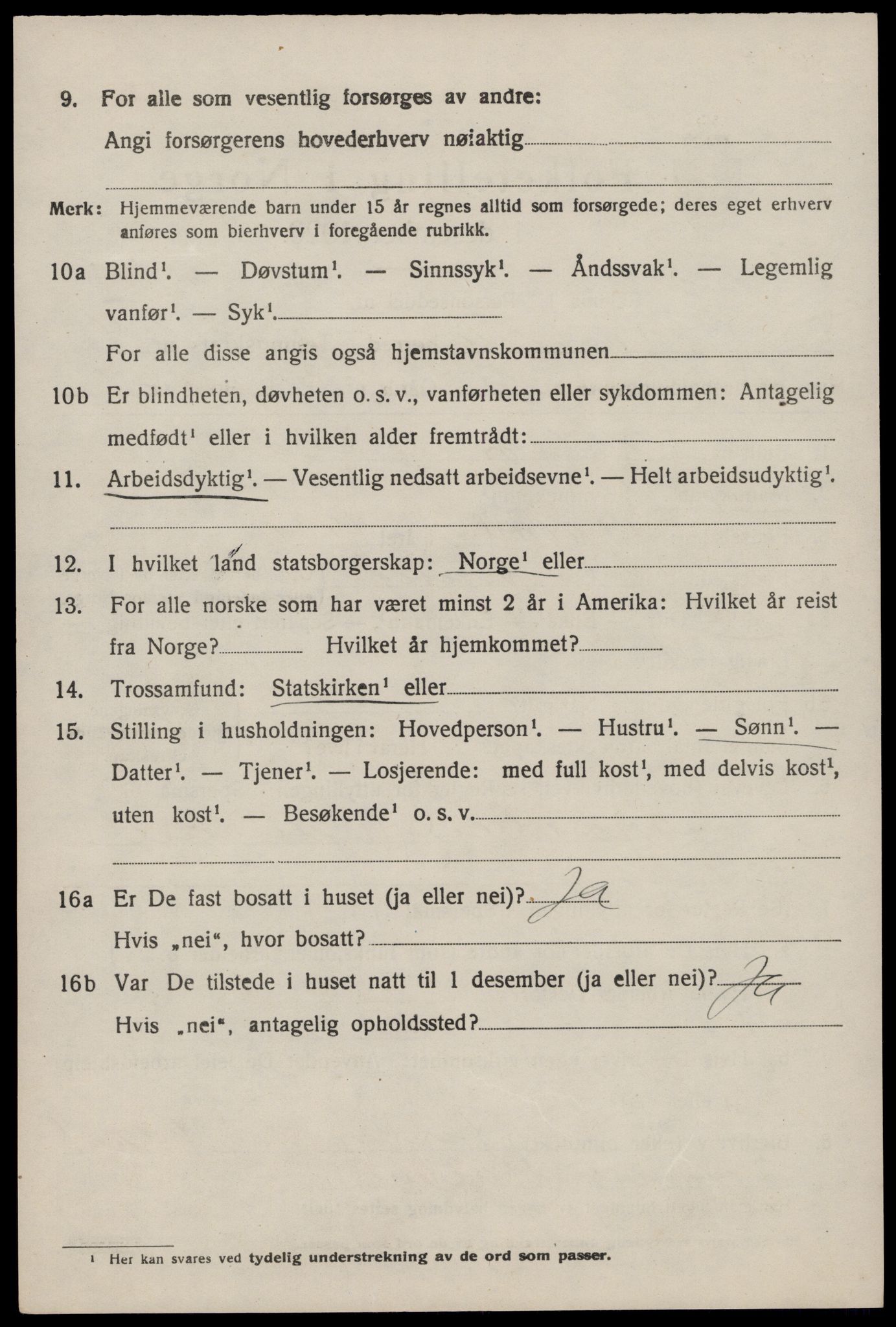 SAST, Folketelling 1920 for 1139 Nedstrand herred, 1920, s. 2024