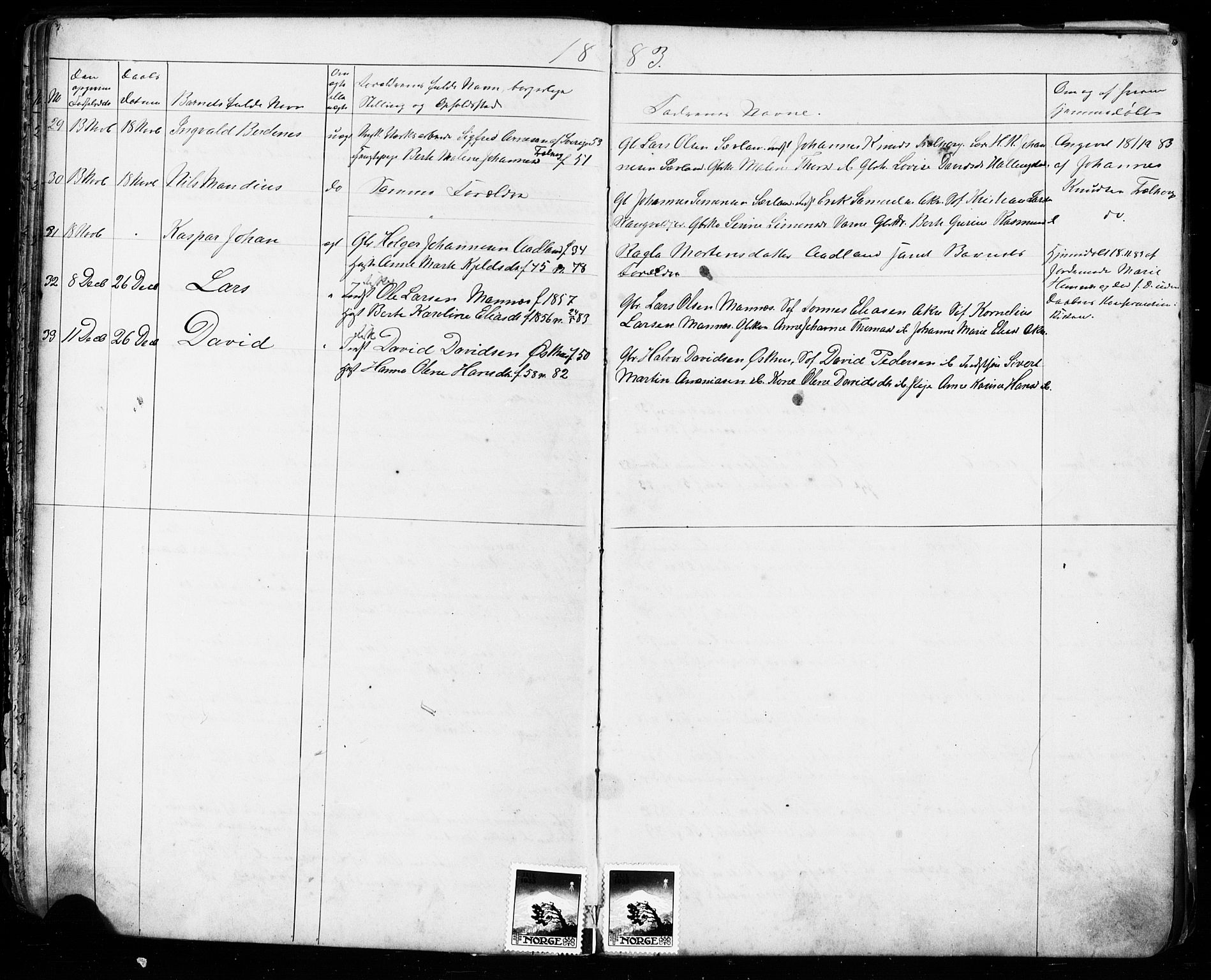 Kopervik sokneprestkontor, AV/SAST-A-101850/H/Ha/Hab/L0002: Klokkerbok nr. B 2, 1881-1905, s. 13