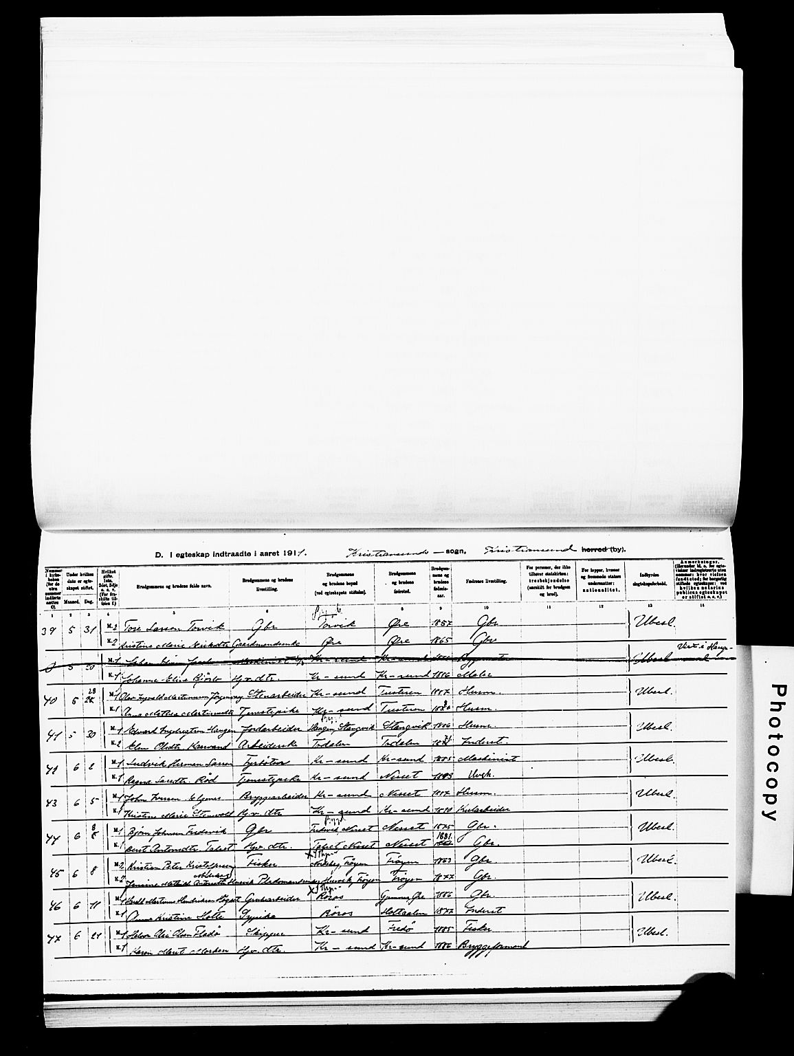 Ministerialprotokoller, klokkerbøker og fødselsregistre - Møre og Romsdal, AV/SAT-A-1454/572/L0859: Ministerialbok nr. 572D03, 1903-1916