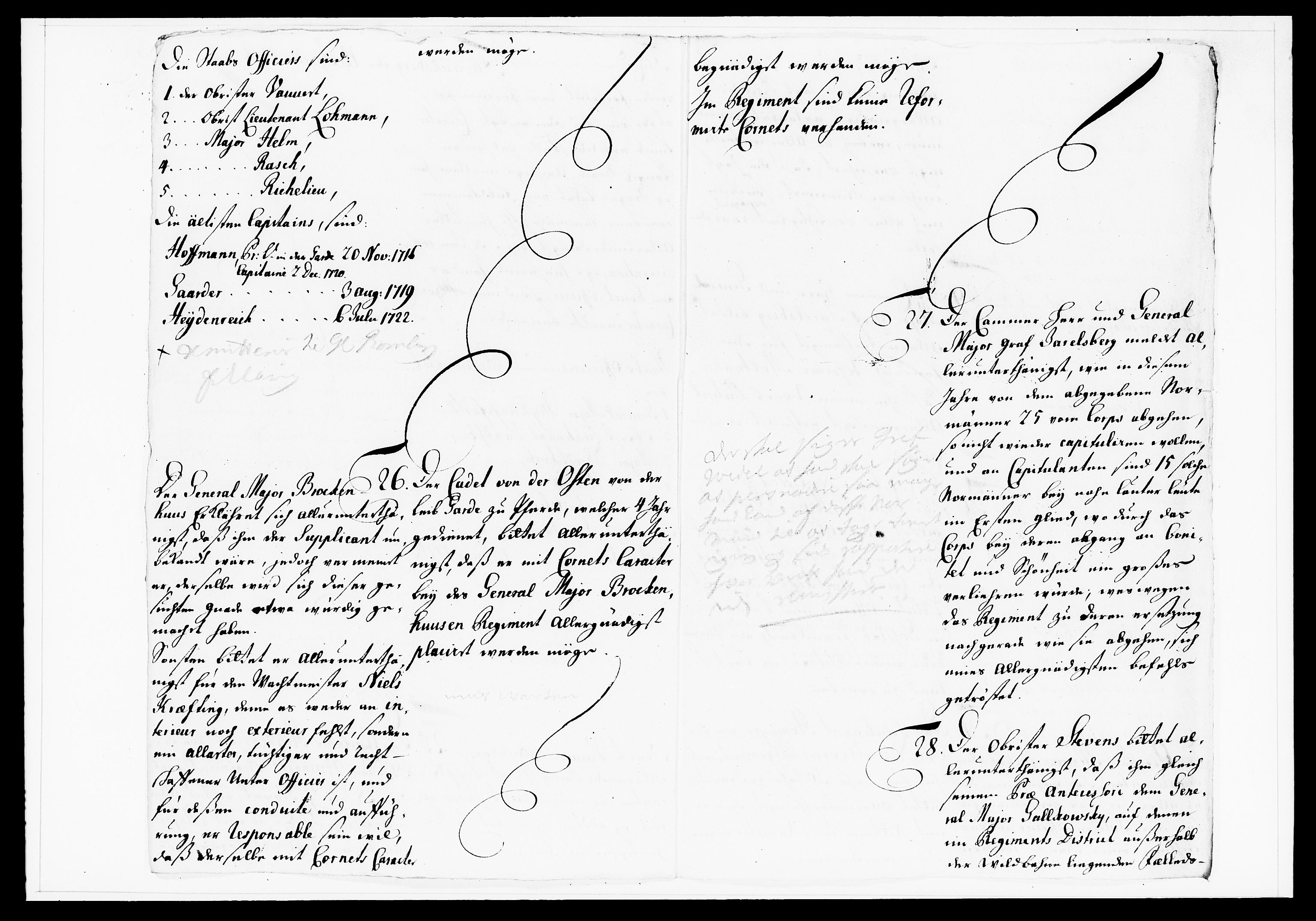 Krigskollegiet, Krigskancelliet, DRA/A-0006/-/1130-1137: Refererede sager, 1736, s. 146