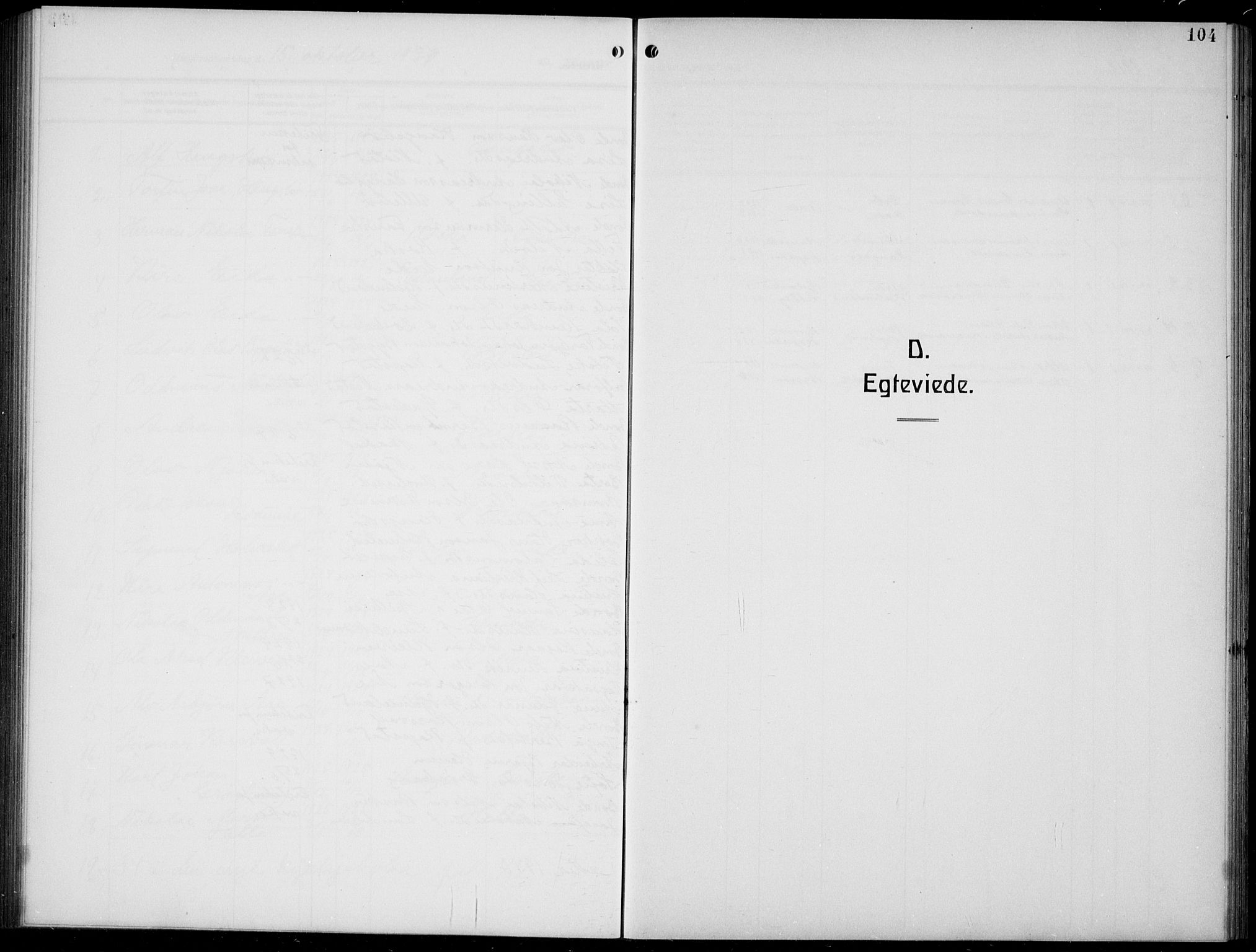 Gaular sokneprestembete, AV/SAB-A-80001/H/Hab: Klokkerbok nr. B 4, 1912-1941, s. 104