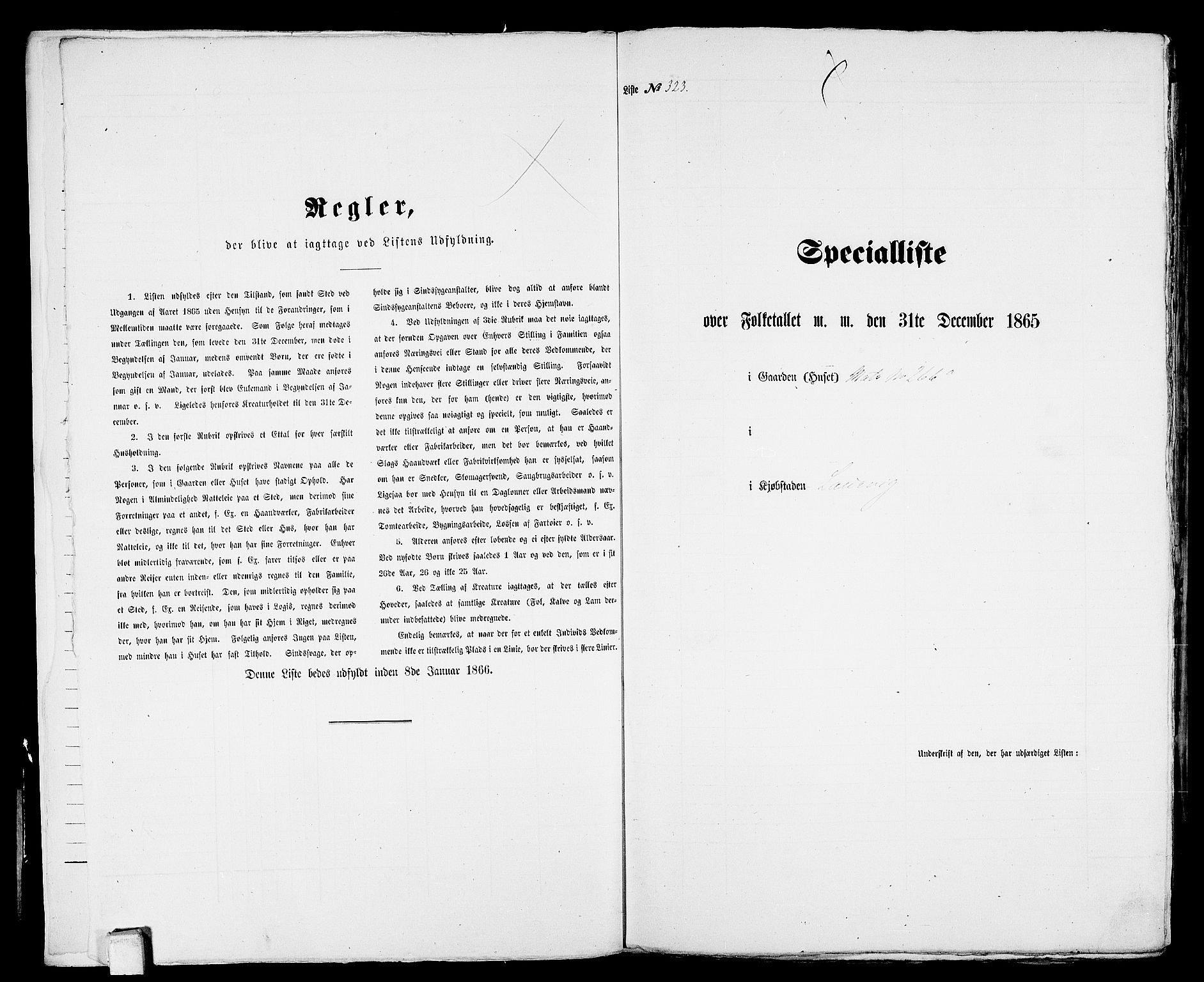 RA, Folketelling 1865 for 0707P Larvik prestegjeld, 1865, s. 669