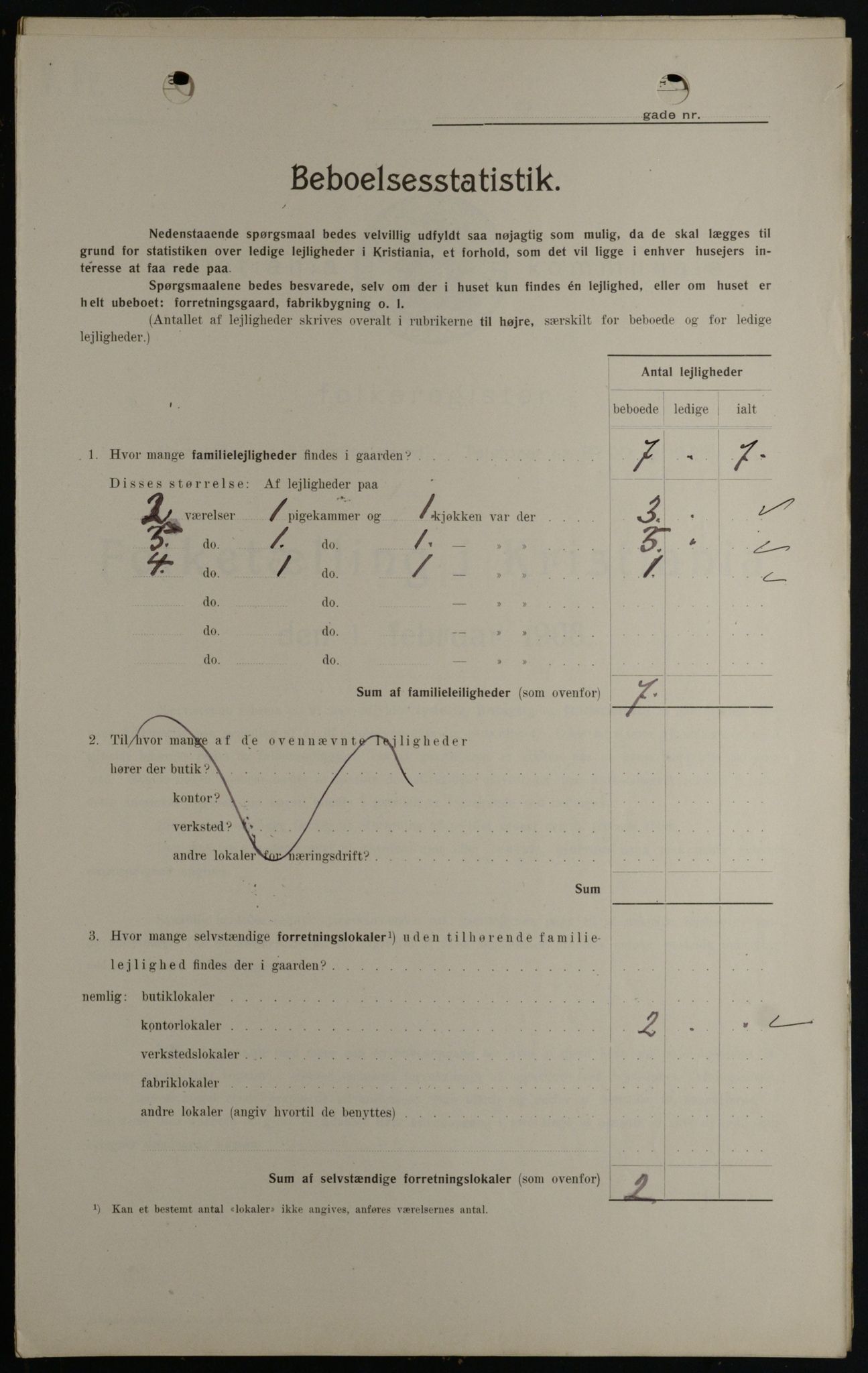 OBA, Kommunal folketelling 1.2.1908 for Kristiania kjøpstad, 1908, s. 26912