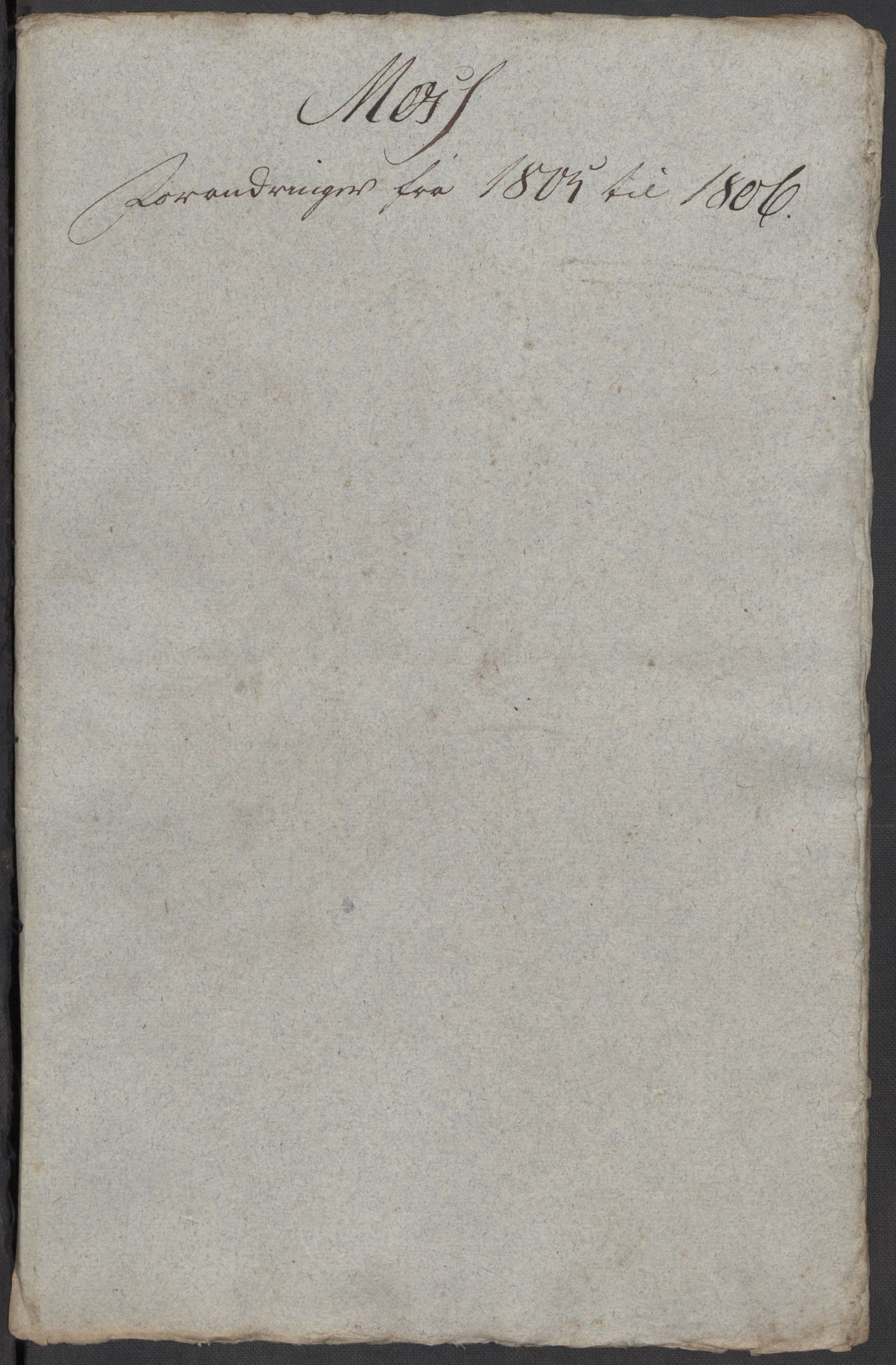 Kommersekollegiet, Brannforsikringskontoret 1767-1814, RA/EA-5458/F/Fa/L0040/0006: Moss / Dokumenter, 1767-1807, s. 262