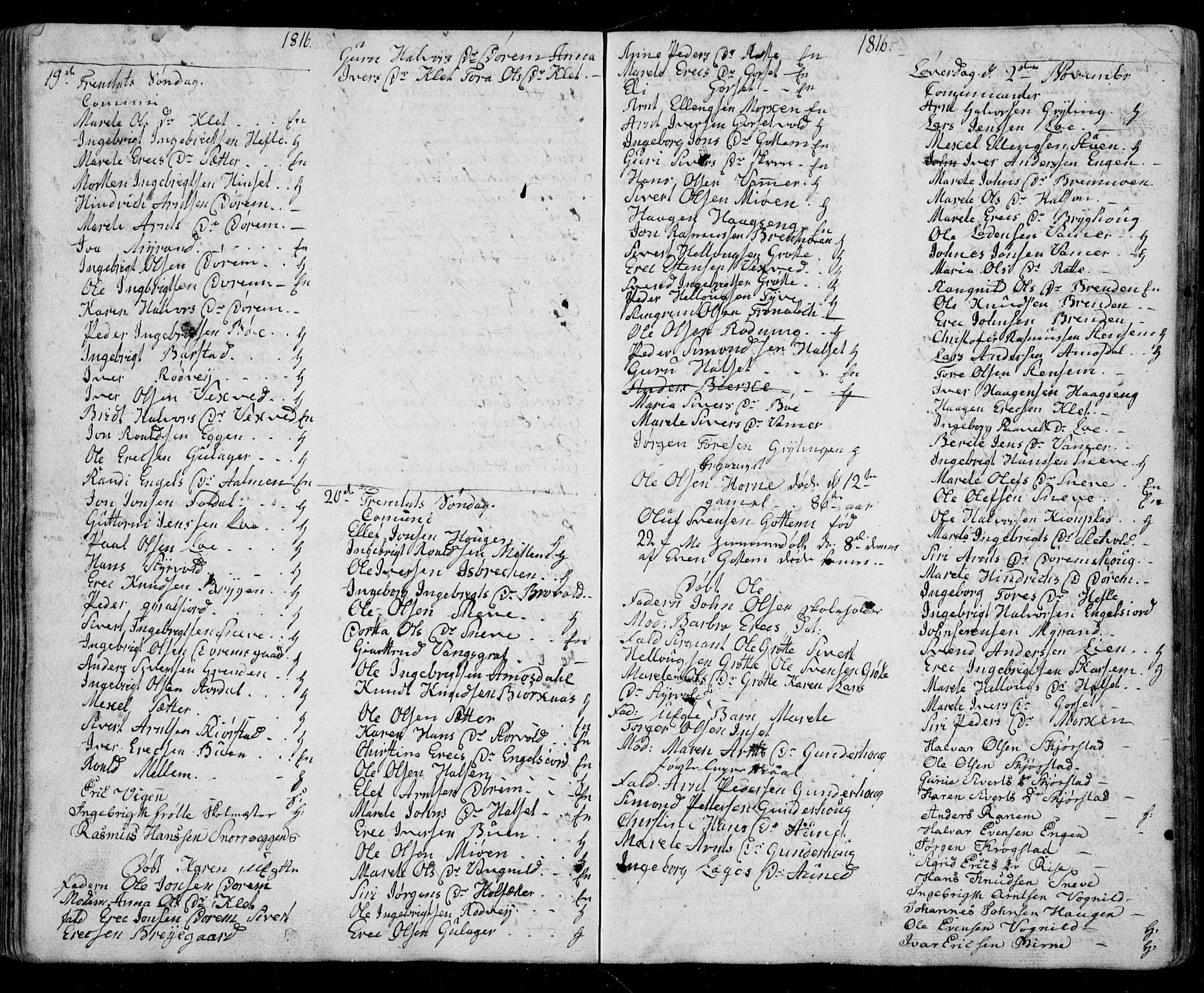 Ministerialprotokoller, klokkerbøker og fødselsregistre - Sør-Trøndelag, AV/SAT-A-1456/678/L0912: Klokkerbok nr. 678C01, 1811-1824