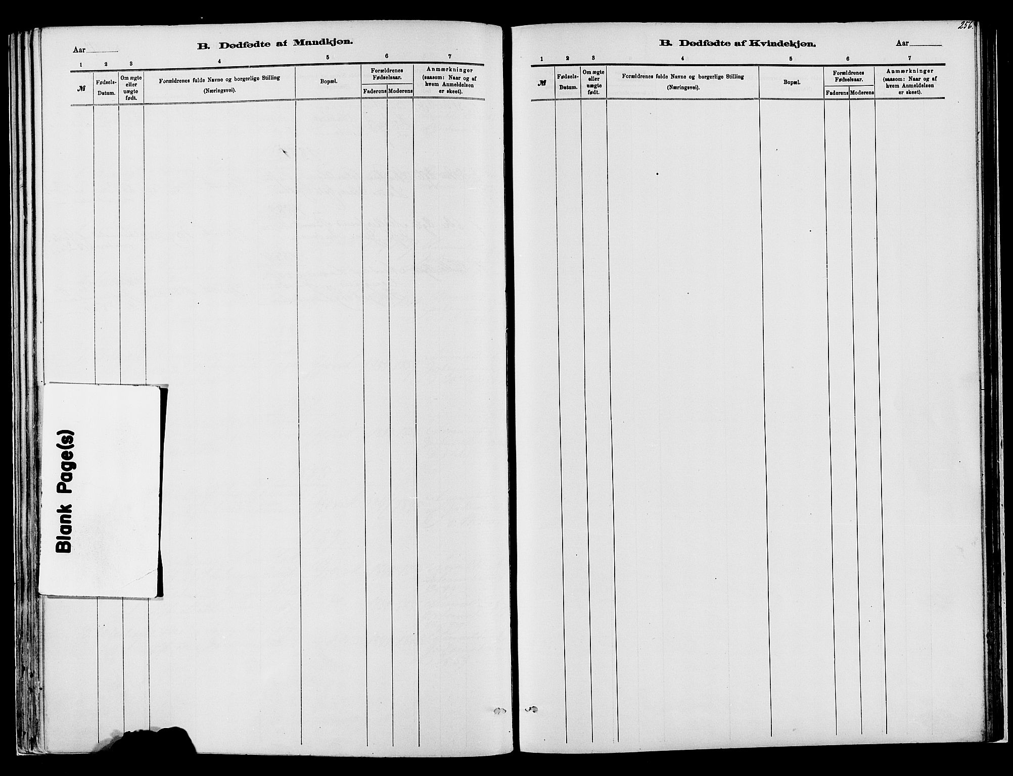 Vardal prestekontor, SAH/PREST-100/H/Ha/Haa/L0008: Ministerialbok nr. 8, 1878-1890, s. 256