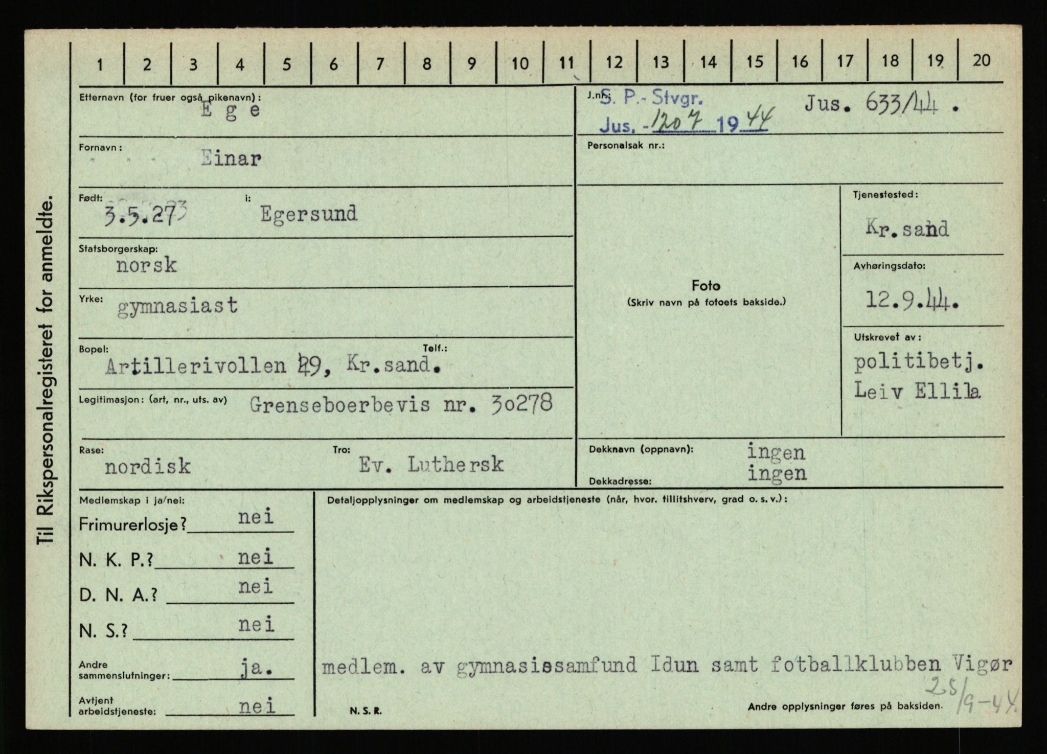 Statspolitiet - Hovedkontoret / Osloavdelingen, AV/RA-S-1329/C/Ca/L0003: Brechan - Eichinger	, 1943-1945, s. 4795