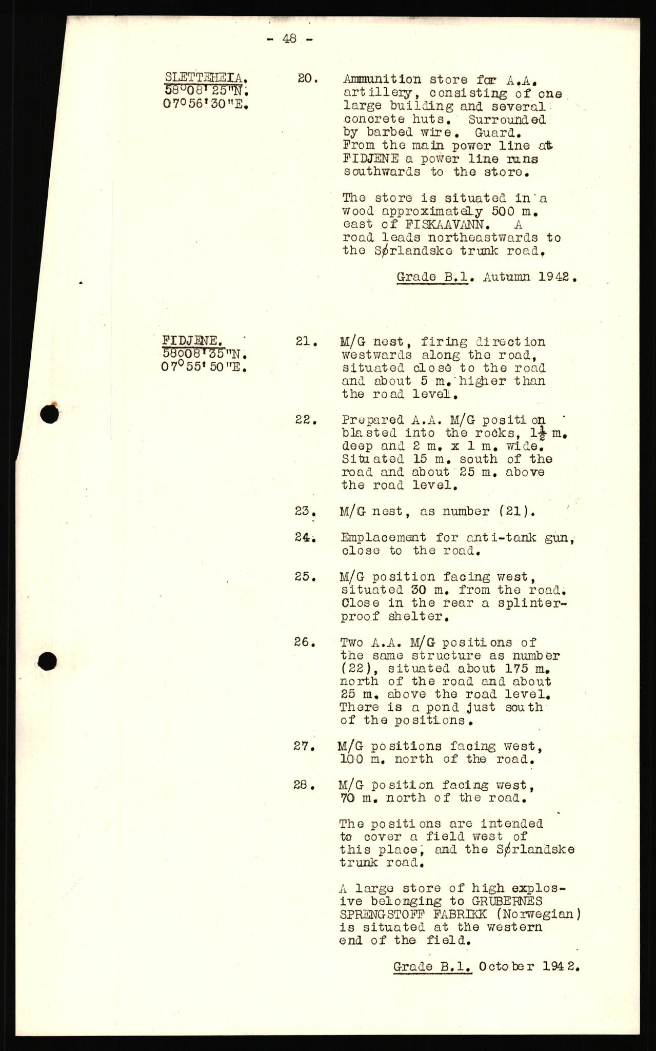 Forsvaret, Forsvarets overkommando II, AV/RA-RAFA-3915/D/Dd/L0023: Vest-Agder, 1942-1943, s. 80