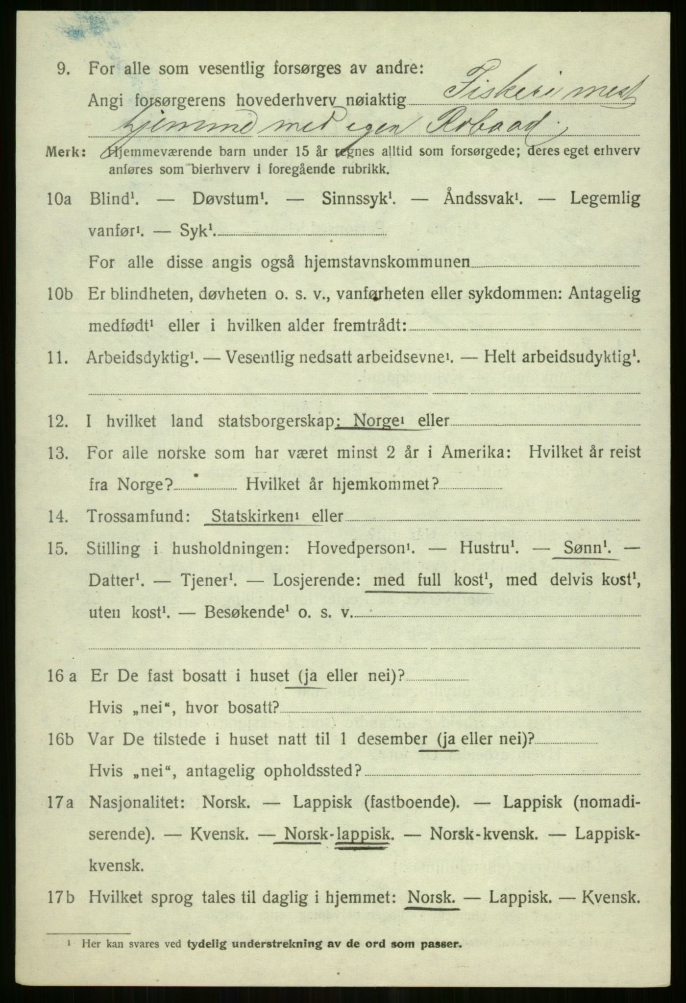 SATØ, Folketelling 1920 for 1934 Tromsøysund herred, 1920, s. 11517