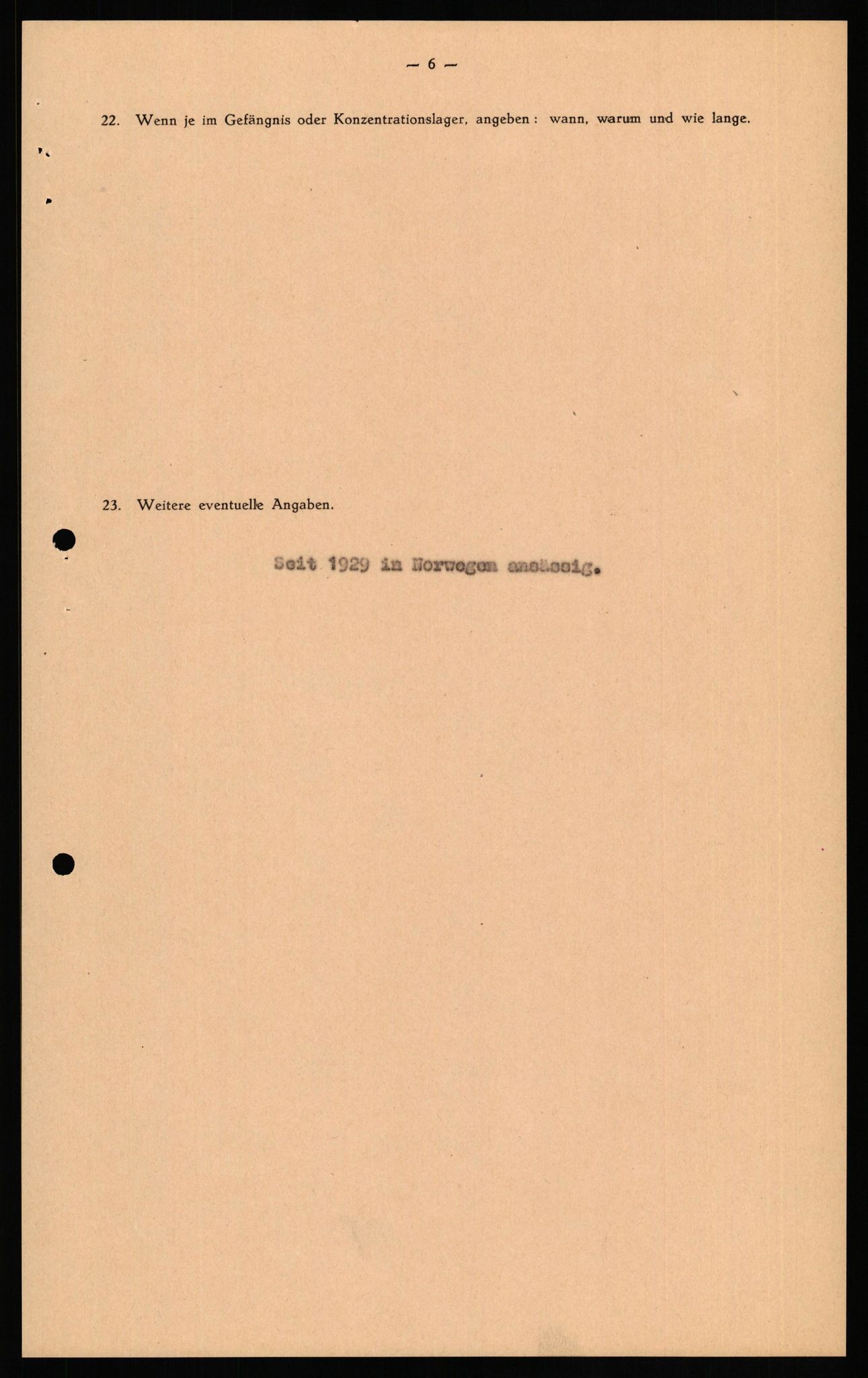 Forsvaret, Forsvarets overkommando II, AV/RA-RAFA-3915/D/Db/L0022: CI Questionaires. Tyske okkupasjonsstyrker i Norge. Tyskere., 1945-1946, s. 379