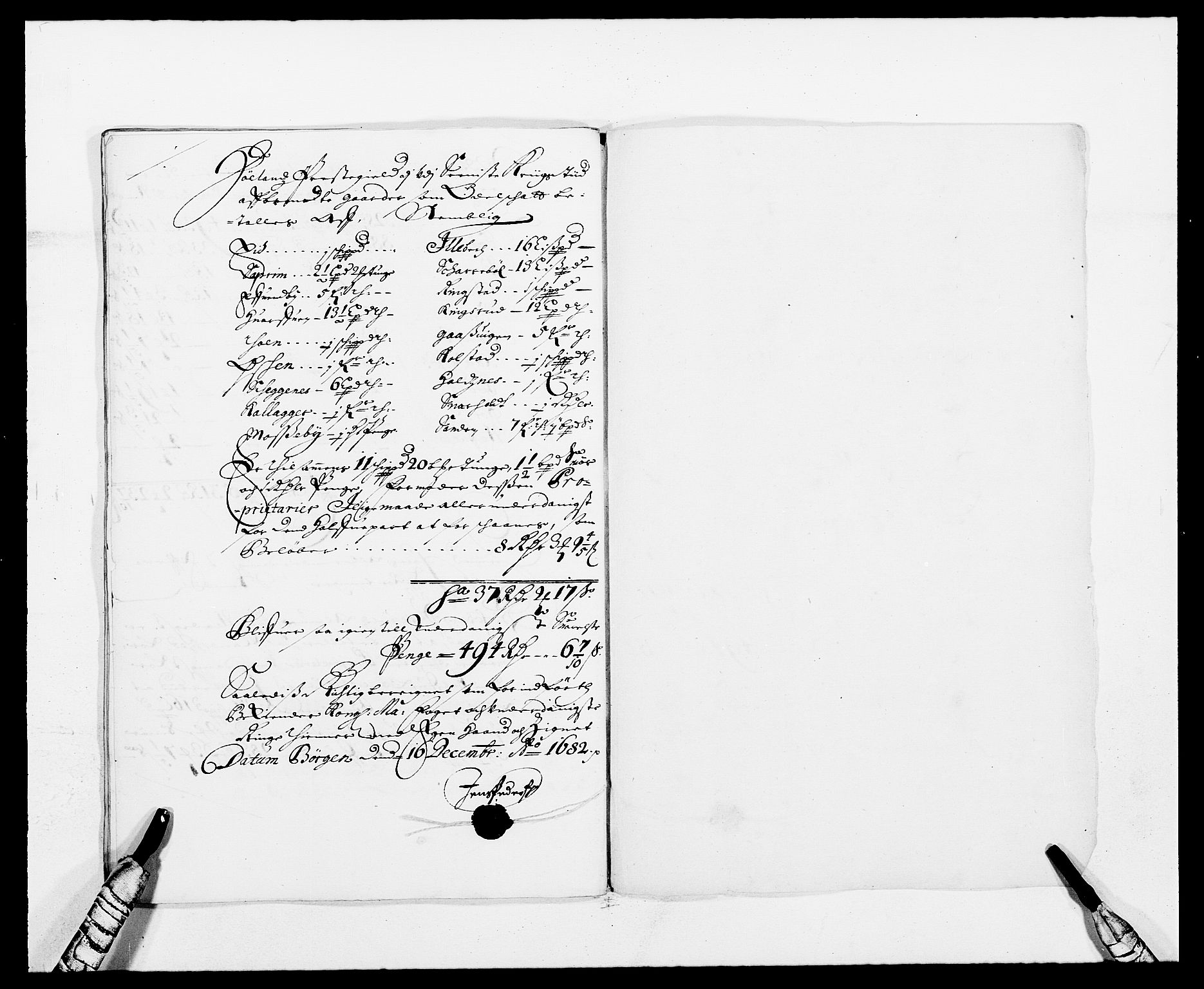 Rentekammeret inntil 1814, Reviderte regnskaper, Fogderegnskap, RA/EA-4092/R11/L0570: Fogderegnskap Nedre Romerike, 1682, s. 177