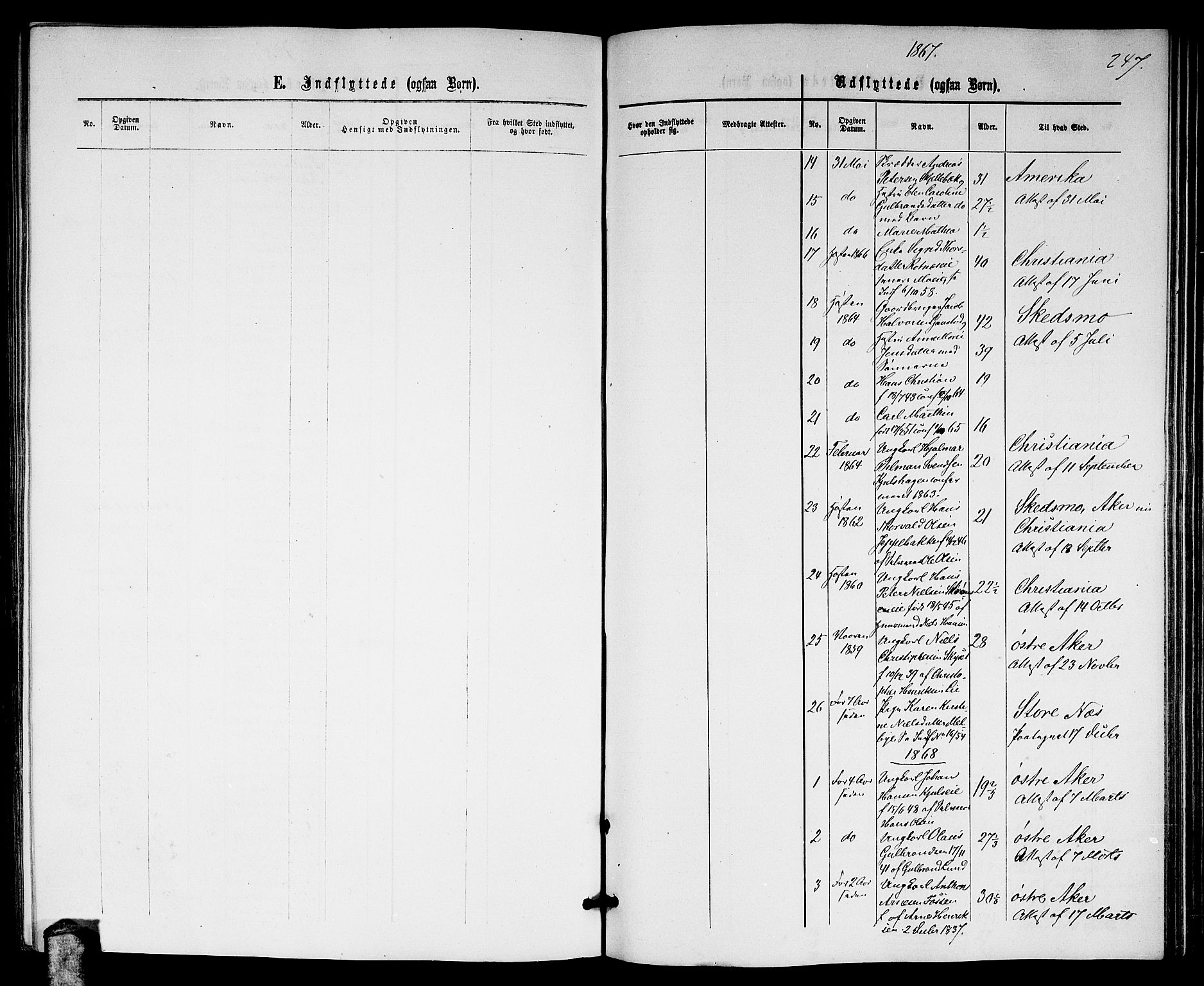 Nittedal prestekontor Kirkebøker, SAO/A-10365a/G/Ga/L0001: Klokkerbok nr. I 1, 1859-1878, s. 247